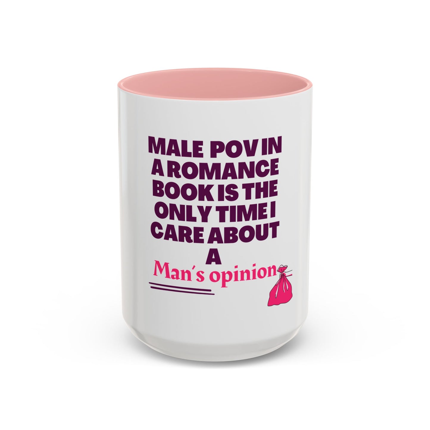 Male POV Accent Coffee Mug (11, 15oz)