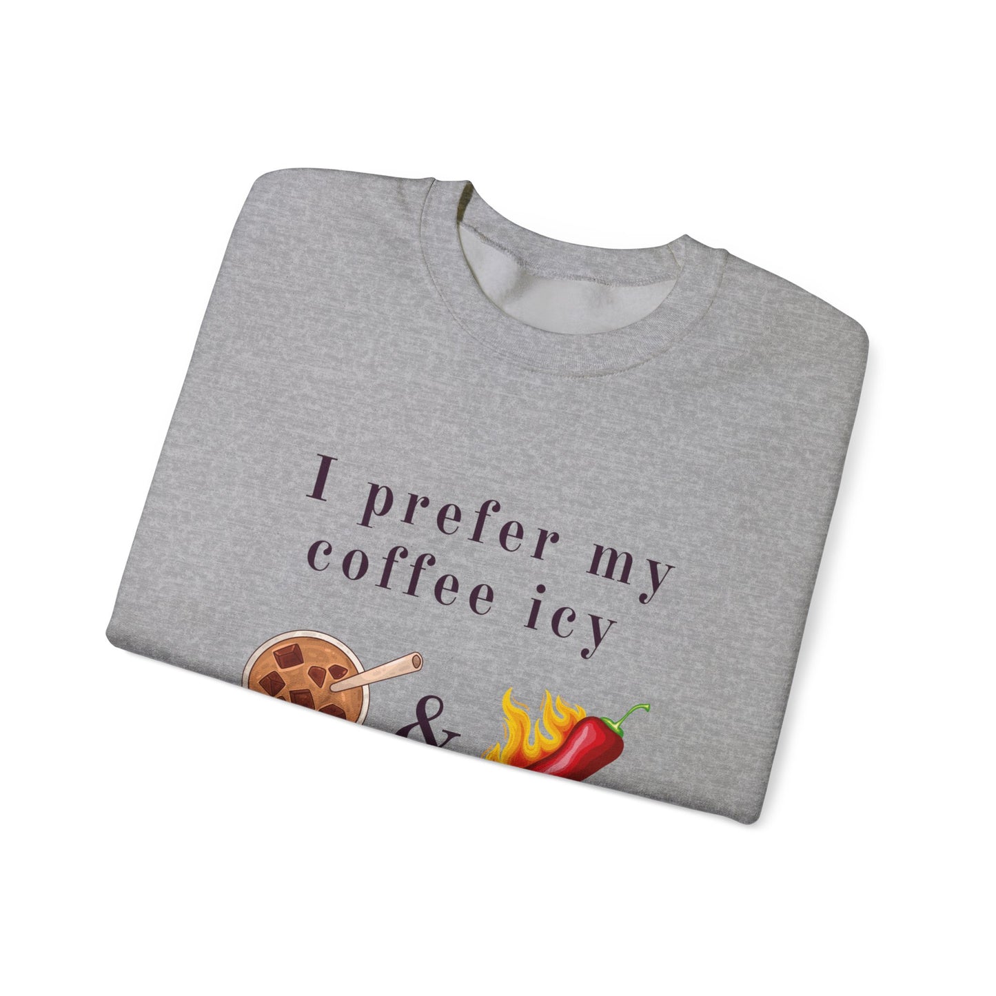Coffee Icy Crewneck Sweatshirt