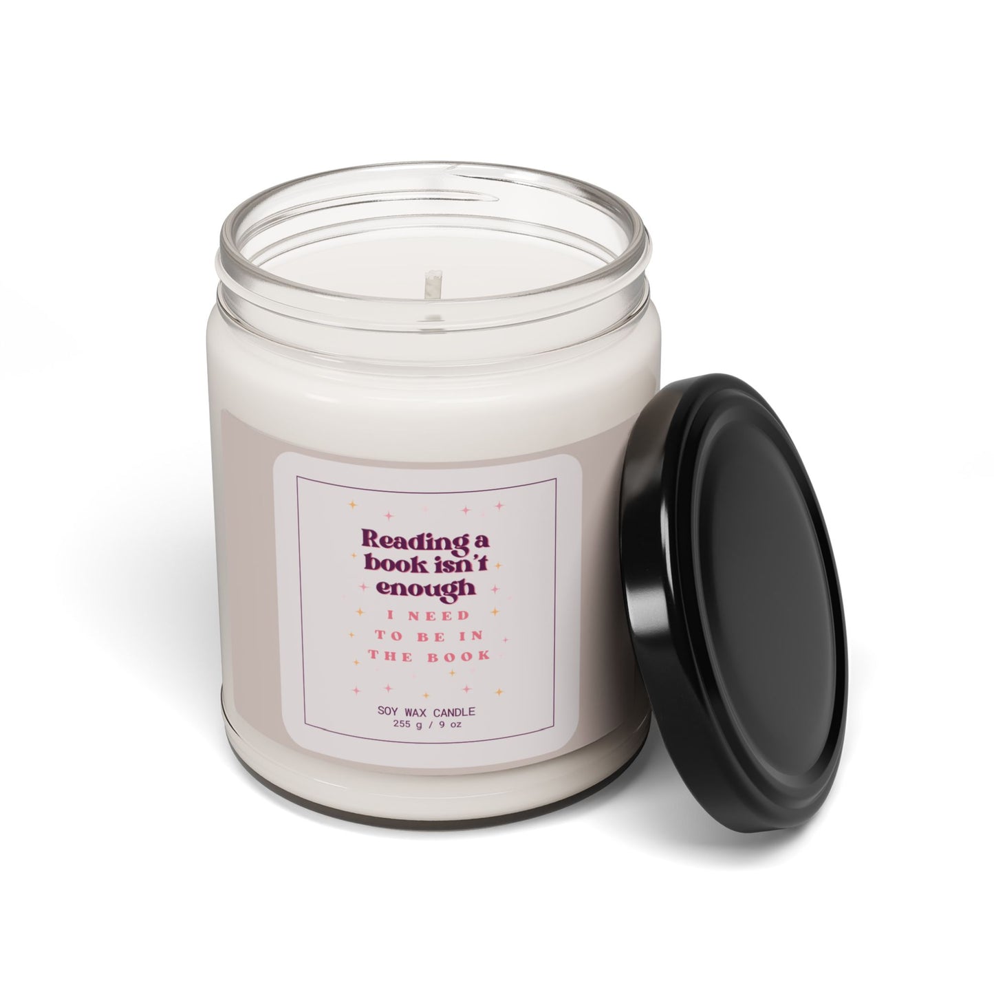 Reading Books Isn't Enough Scented Soy Candle, 9oz