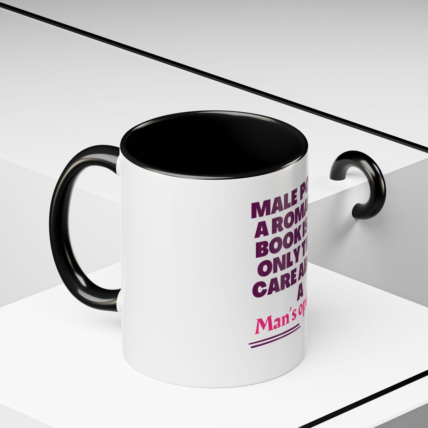 Male POV Accent Coffee Mug (11, 15oz)