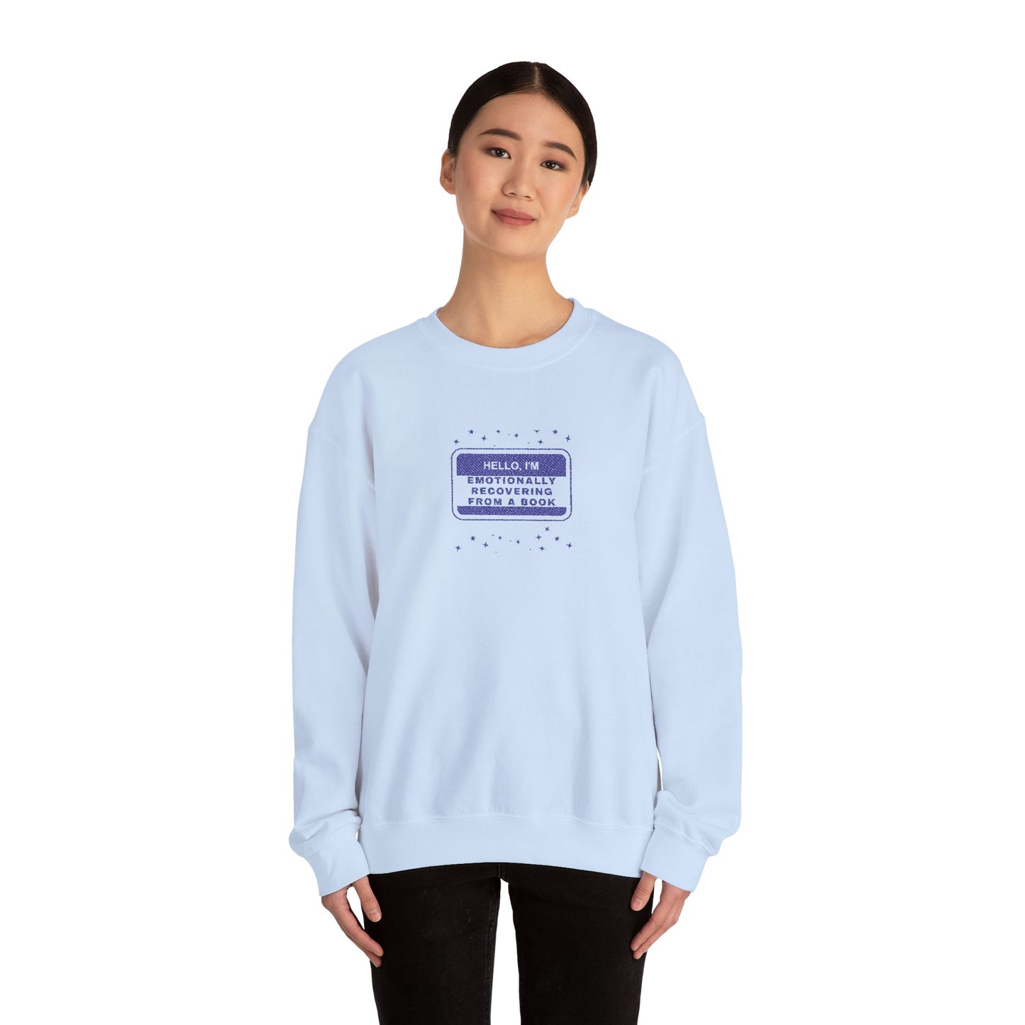 Hello, I'm..  EMBROIDERED Sweatshirt