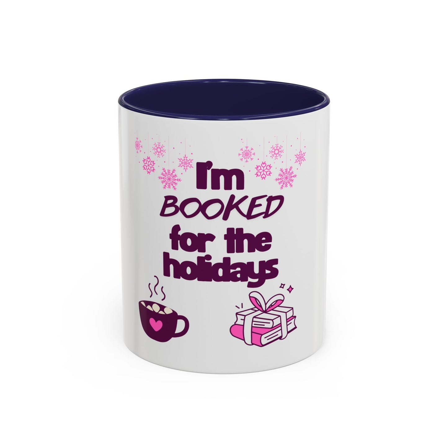 Booked For The Holidays Accent Coffee Mug (11, 15oz)