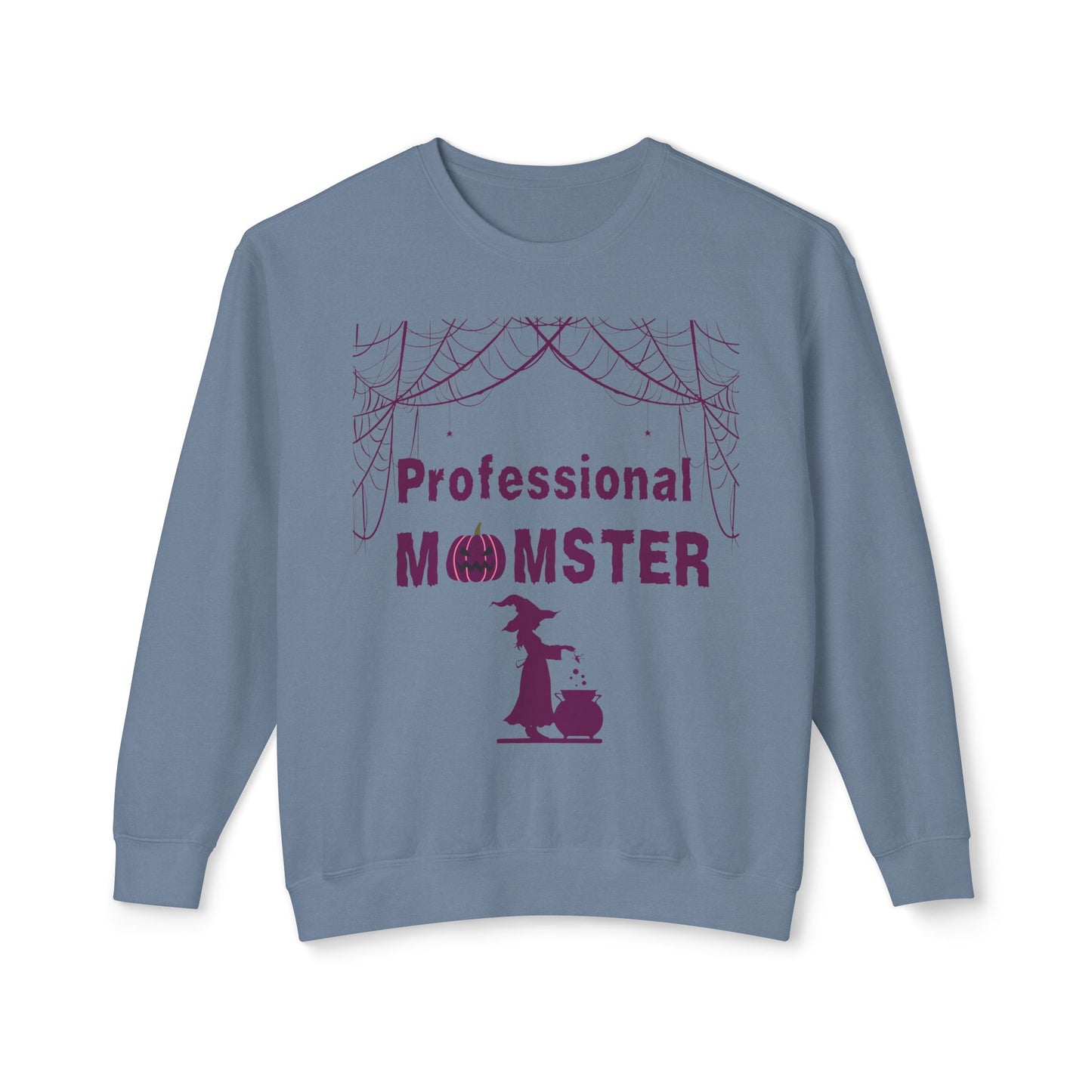 Professional Momster Unisex Lightweight Crewneck Sweatshirt