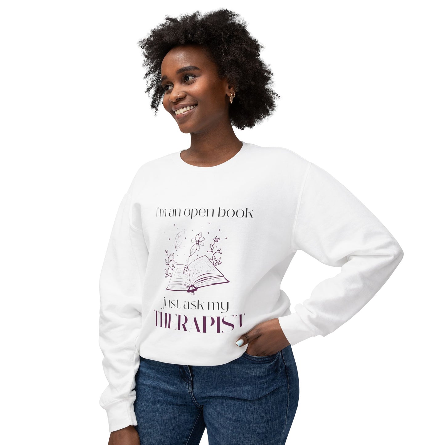 Just Ask My Therapist Unisex Crewneck Sweatshirt