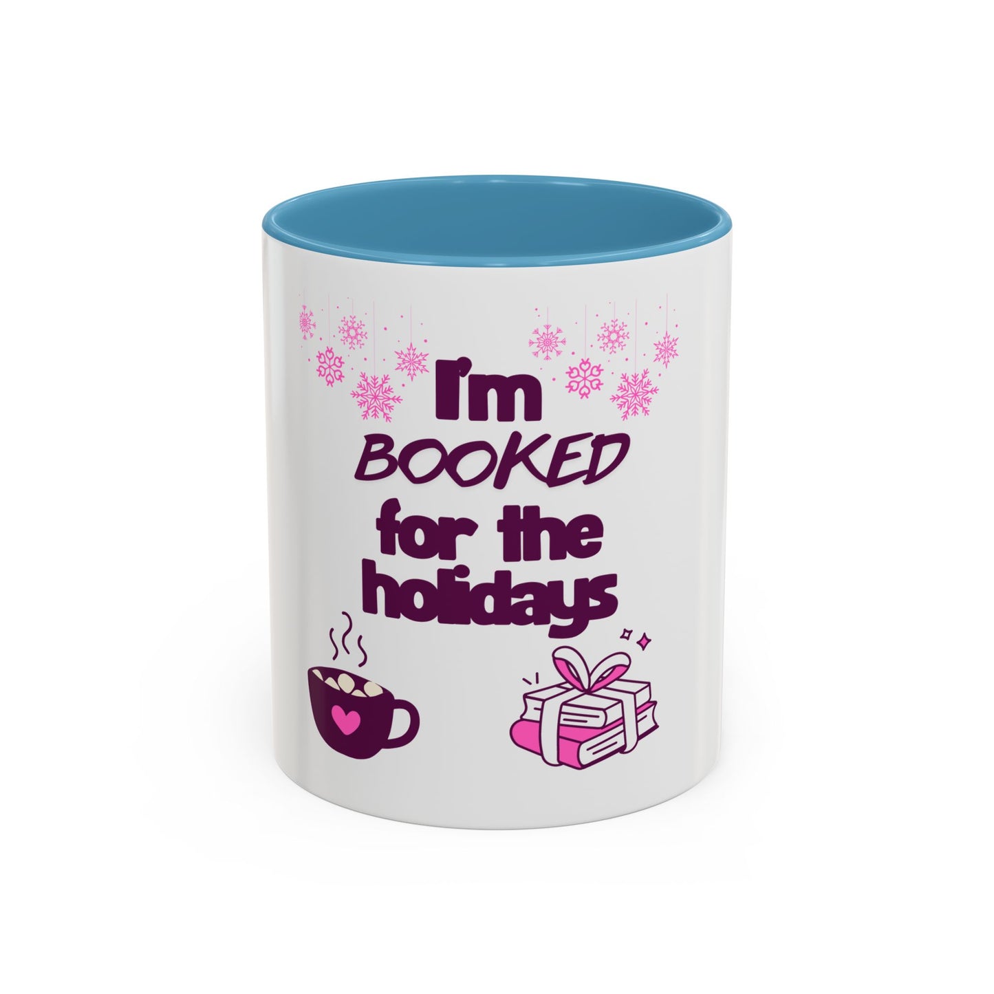 Booked For The Holidays Accent Coffee Mug (11, 15oz)