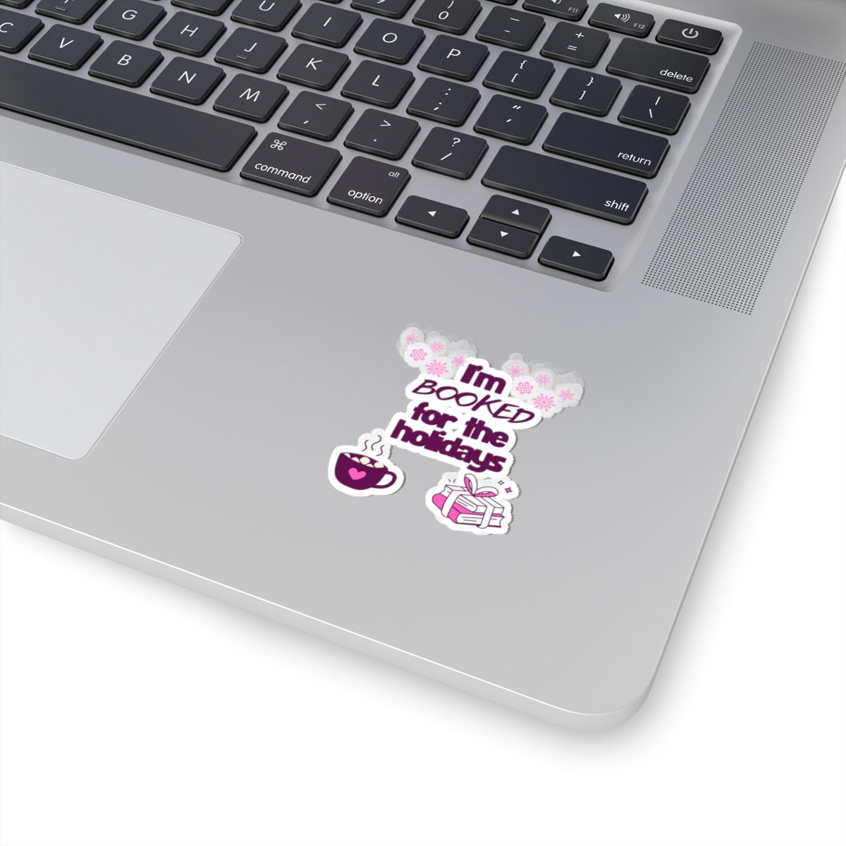 Booked For The Holidays Kiss-Cut Stickers