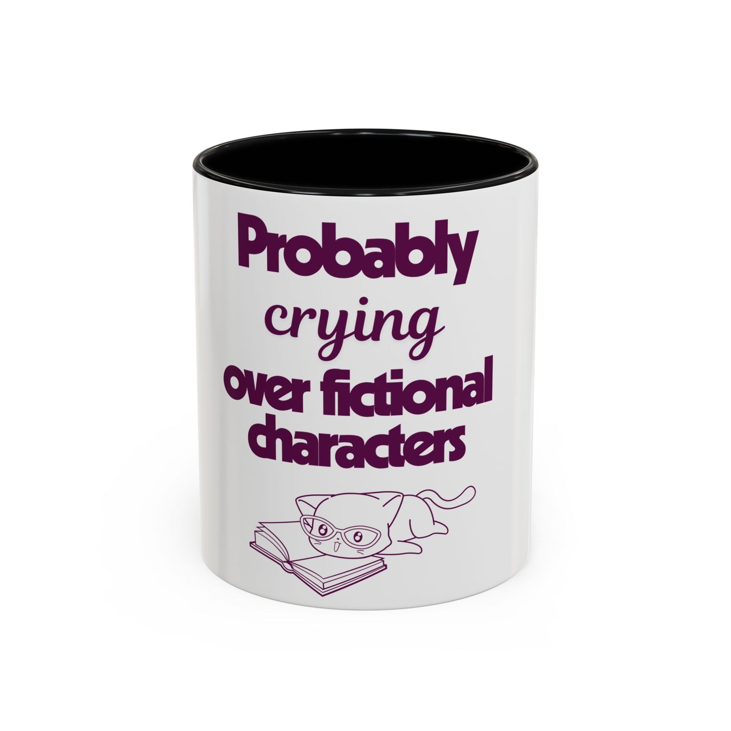 Probably Crying Accent Coffee Mug (11, 15oz)