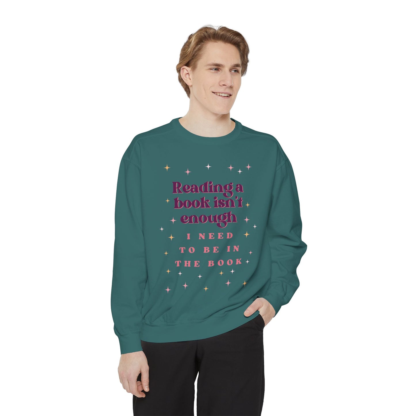Unisex Reading Books Isn't Enough Sweatshirt