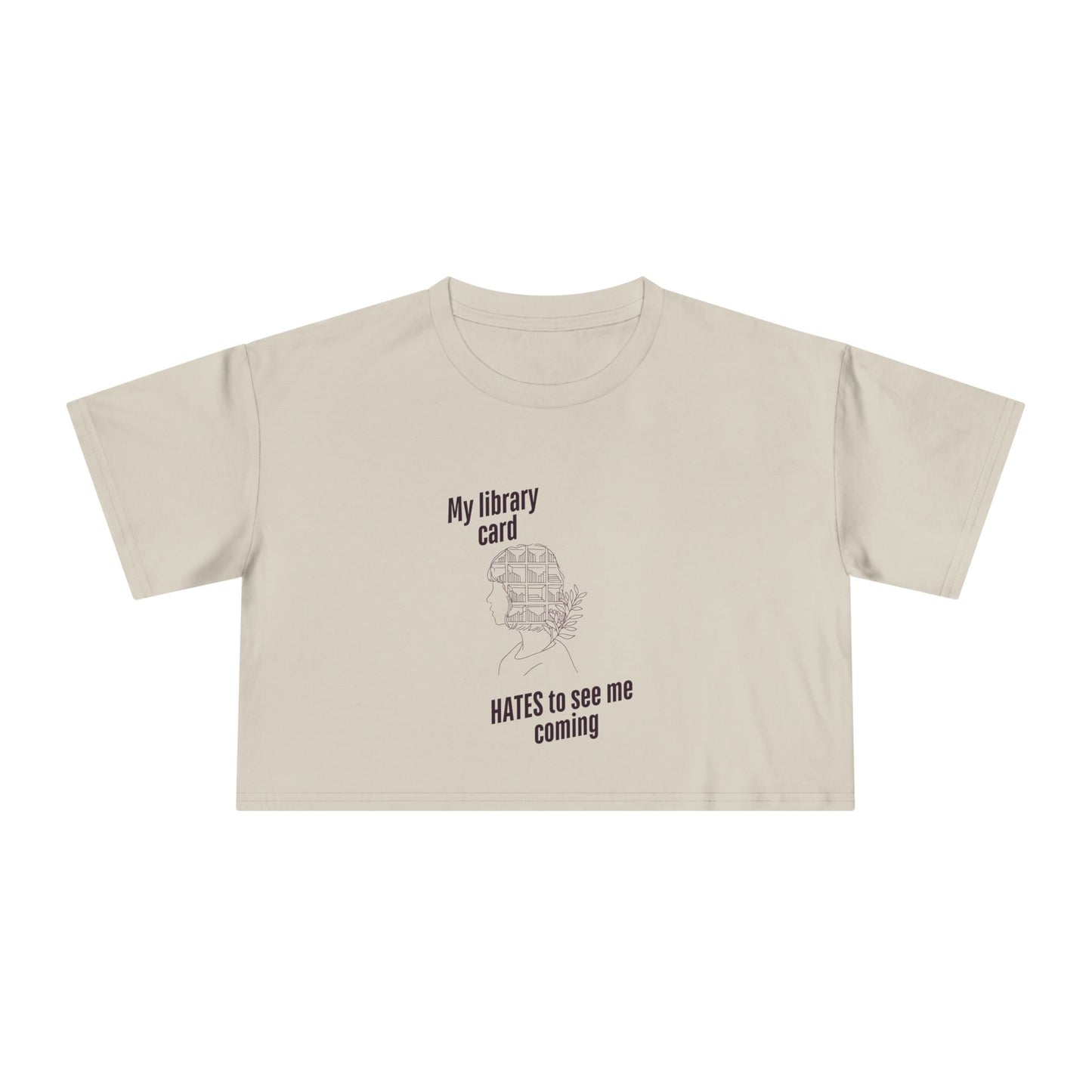 My Library Card Cropped Tee