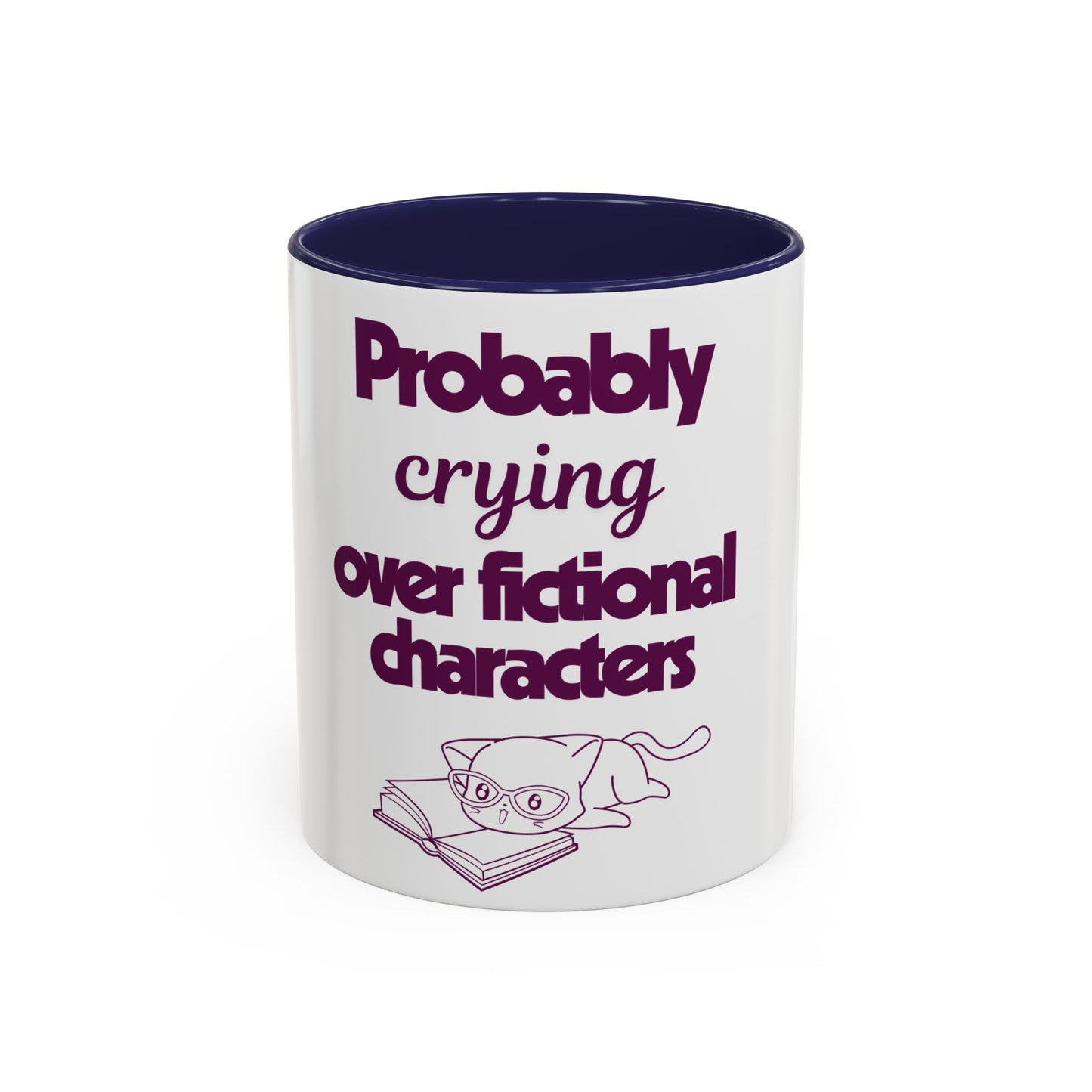 Probably Crying Accent Coffee Mug (11, 15oz)