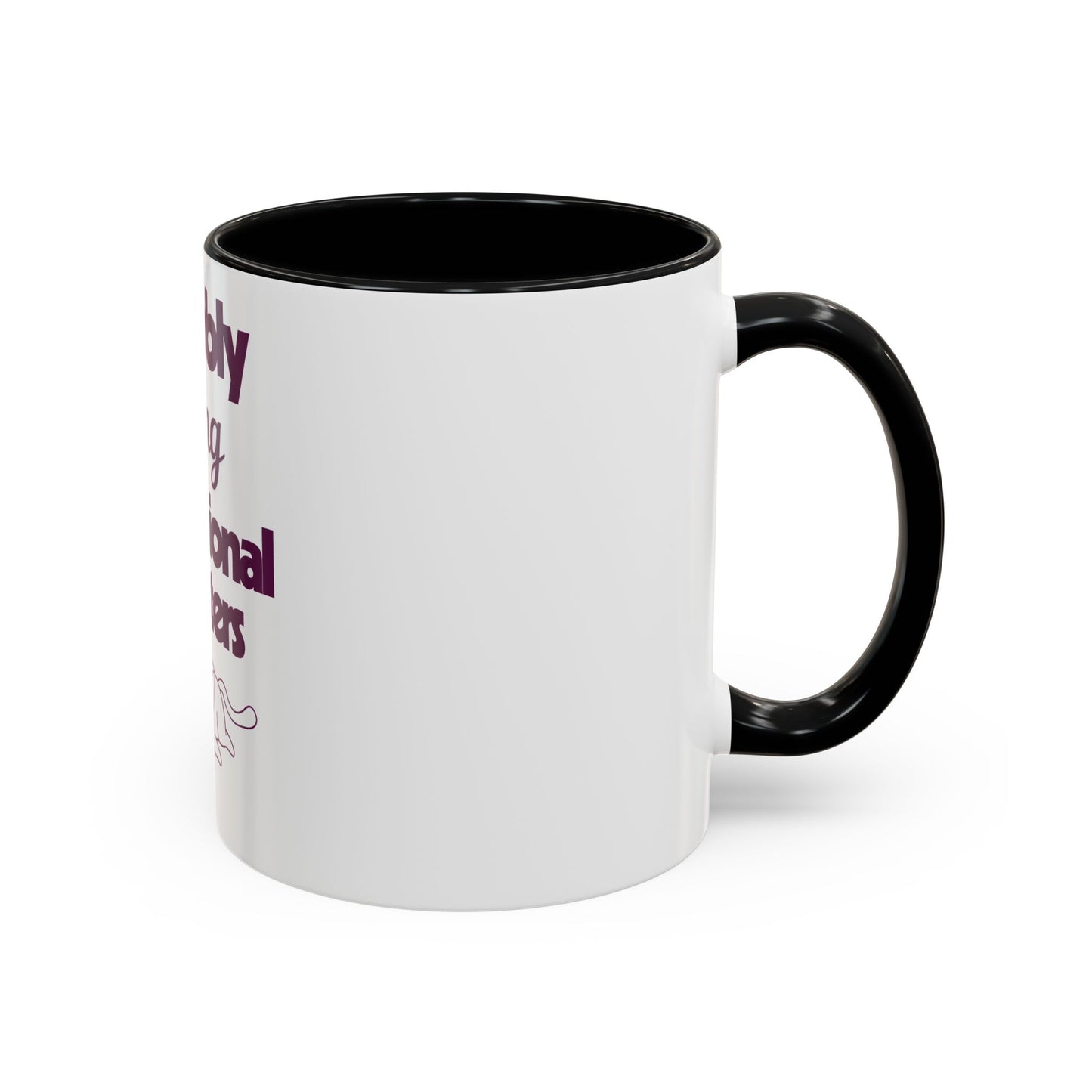 Probably Crying Accent Coffee Mug (11, 15oz)