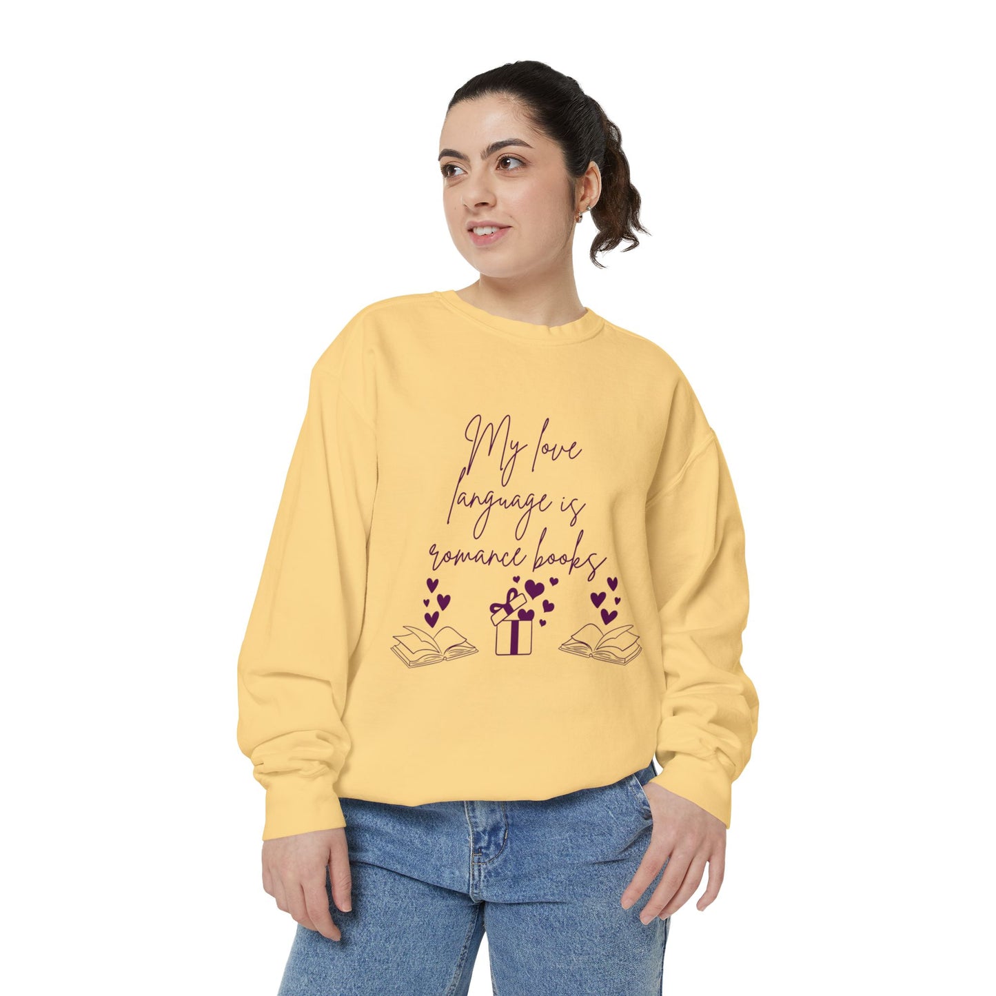 Romance Books Unisex Garment-Dyed Sweatshirt