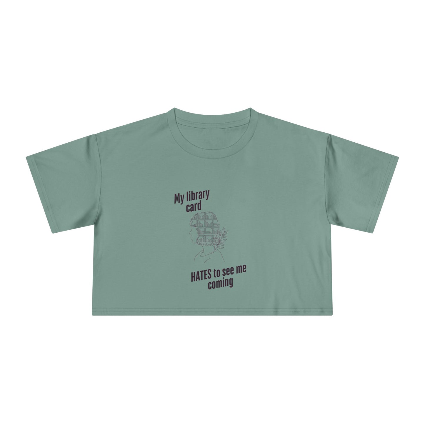 My Library Card Cropped Tee