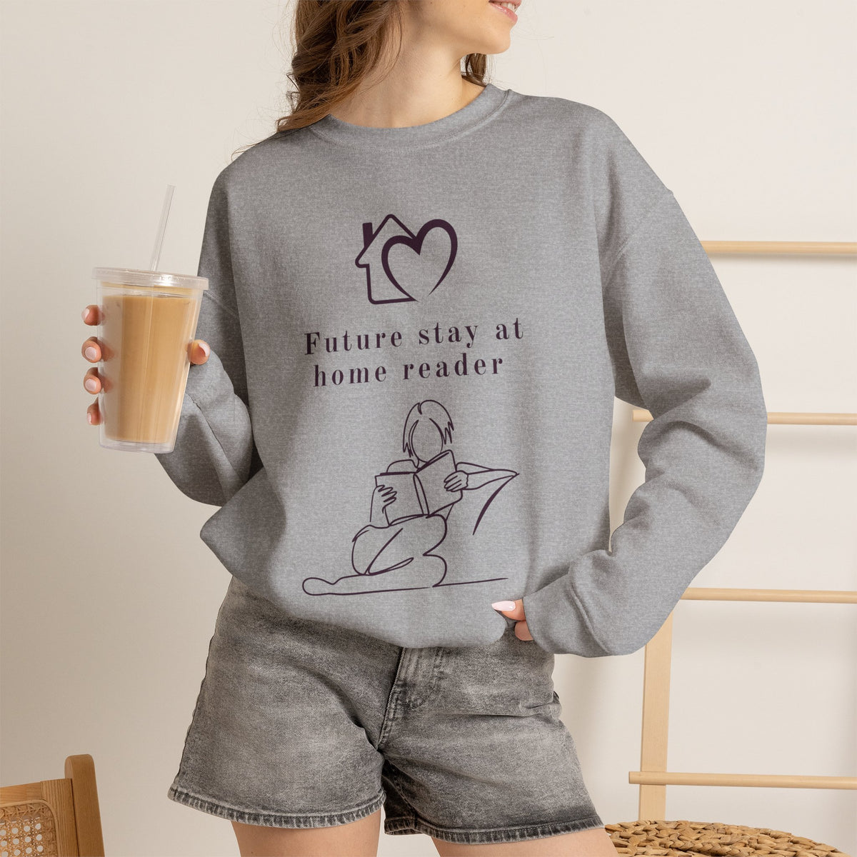 Future Stay At Home Reader Sweatshirt