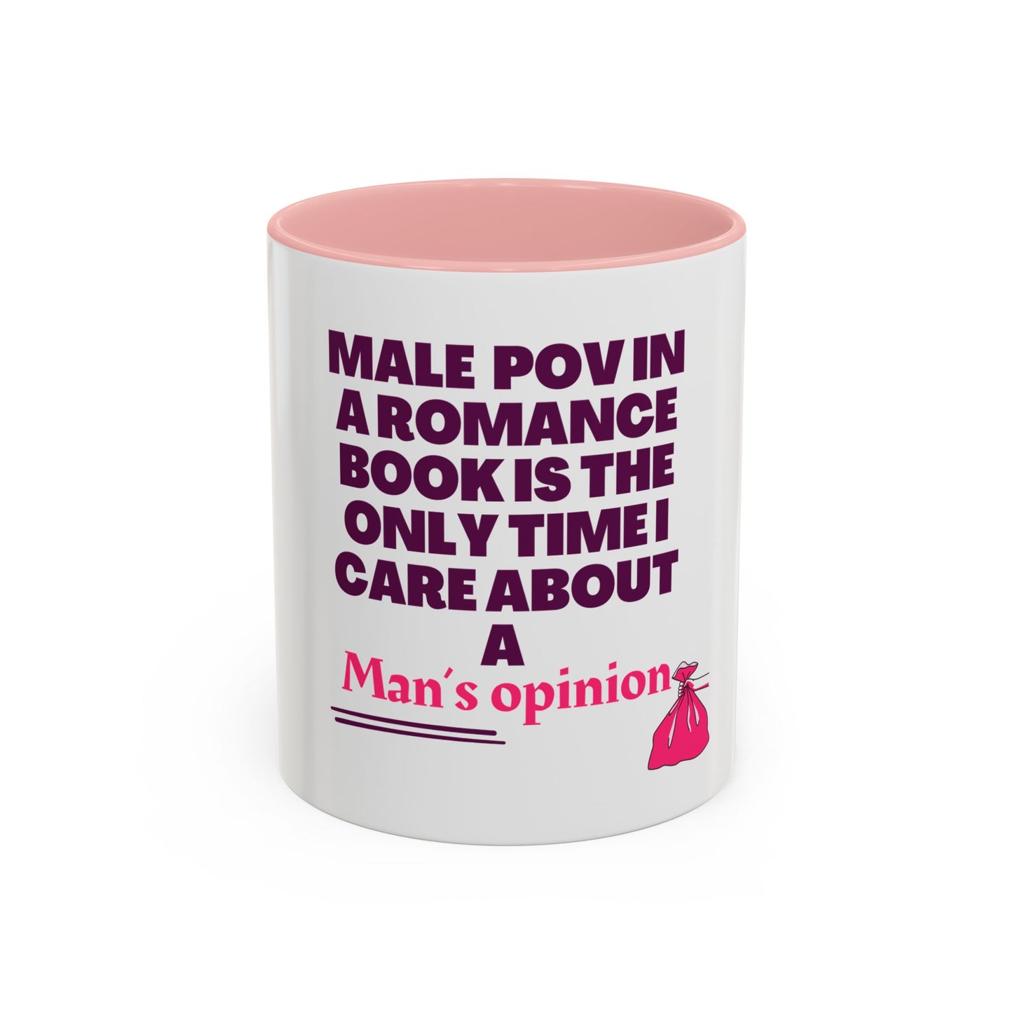 Male POV Accent Coffee Mug (11, 15oz)