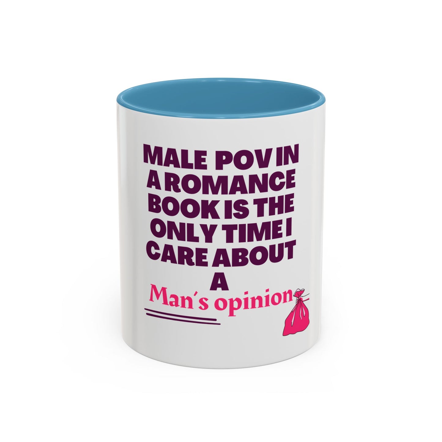 Male POV Accent Coffee Mug (11, 15oz)