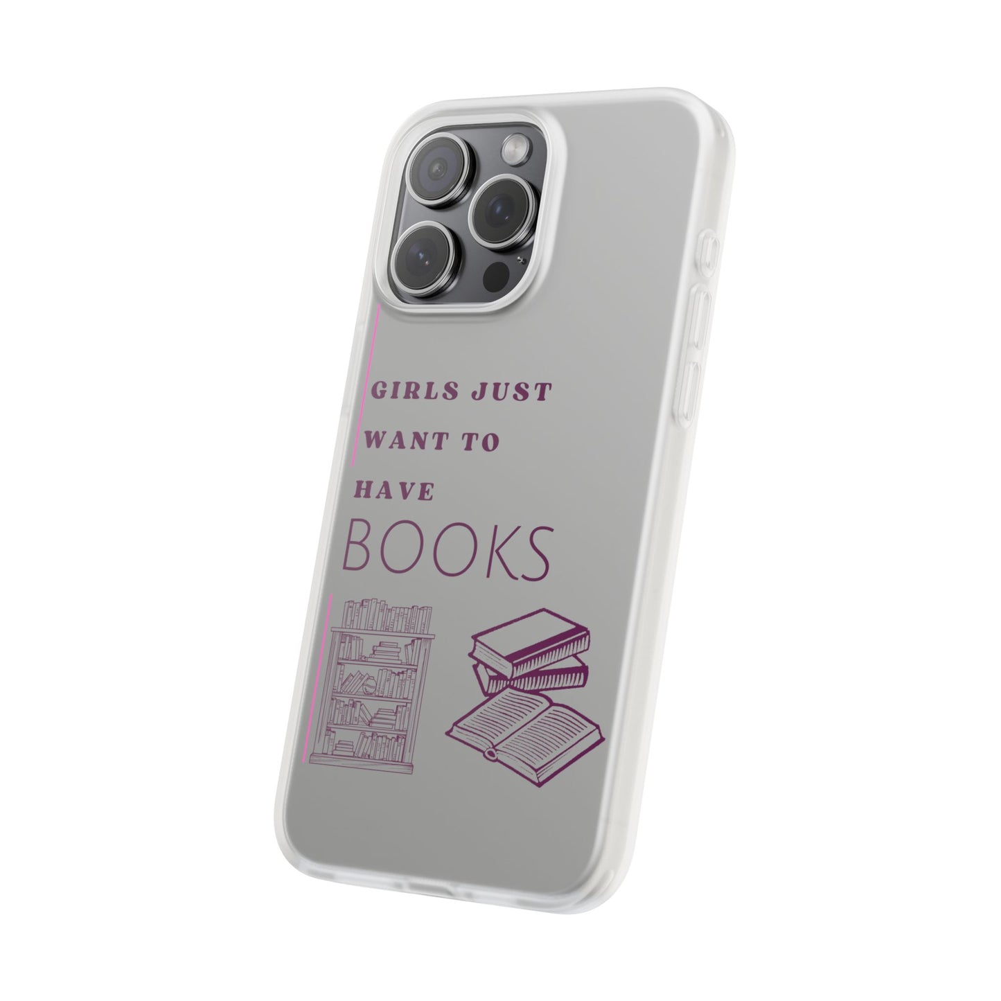 Girls Just Want Books Flexi Cases