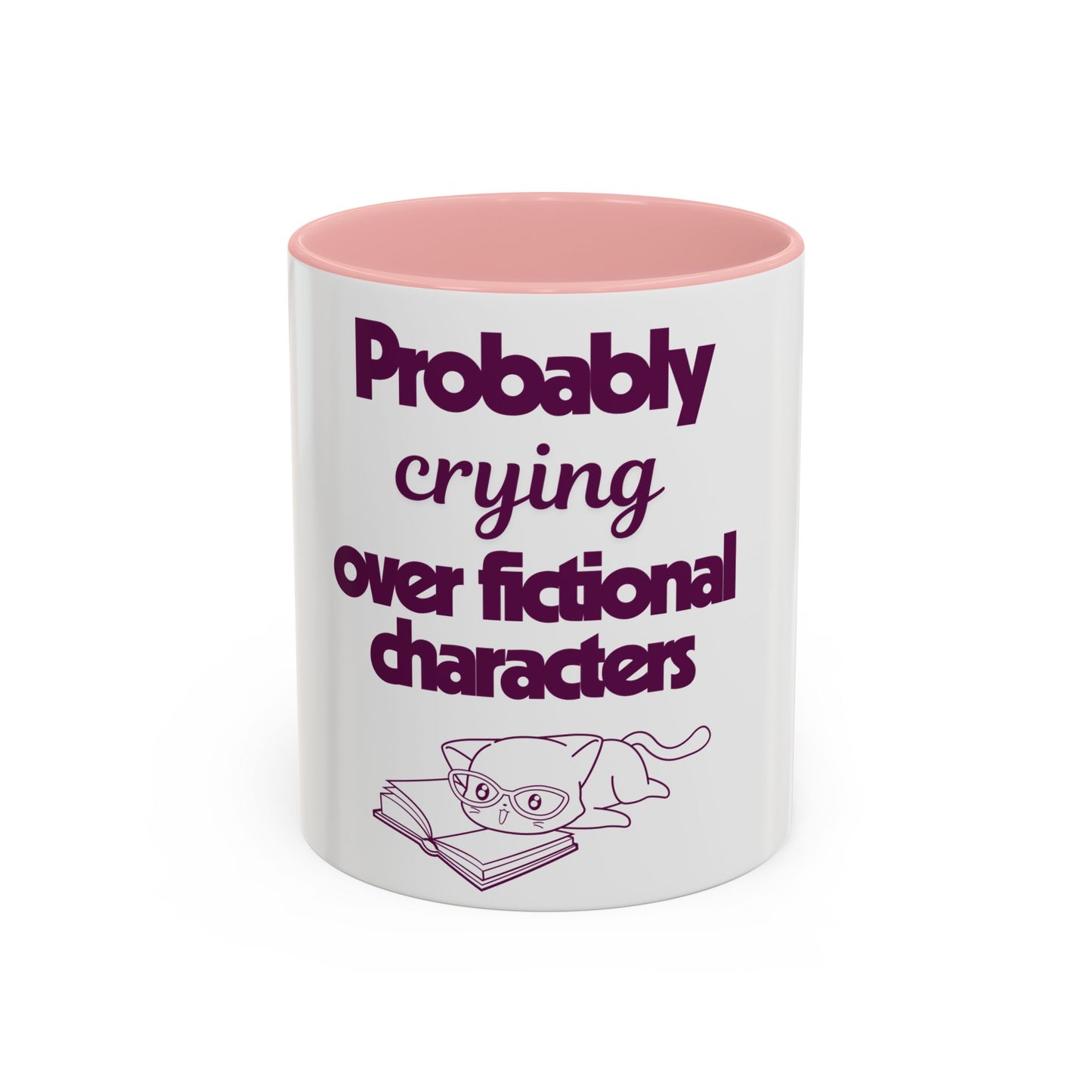 Probably Crying Accent Coffee Mug (11, 15oz)