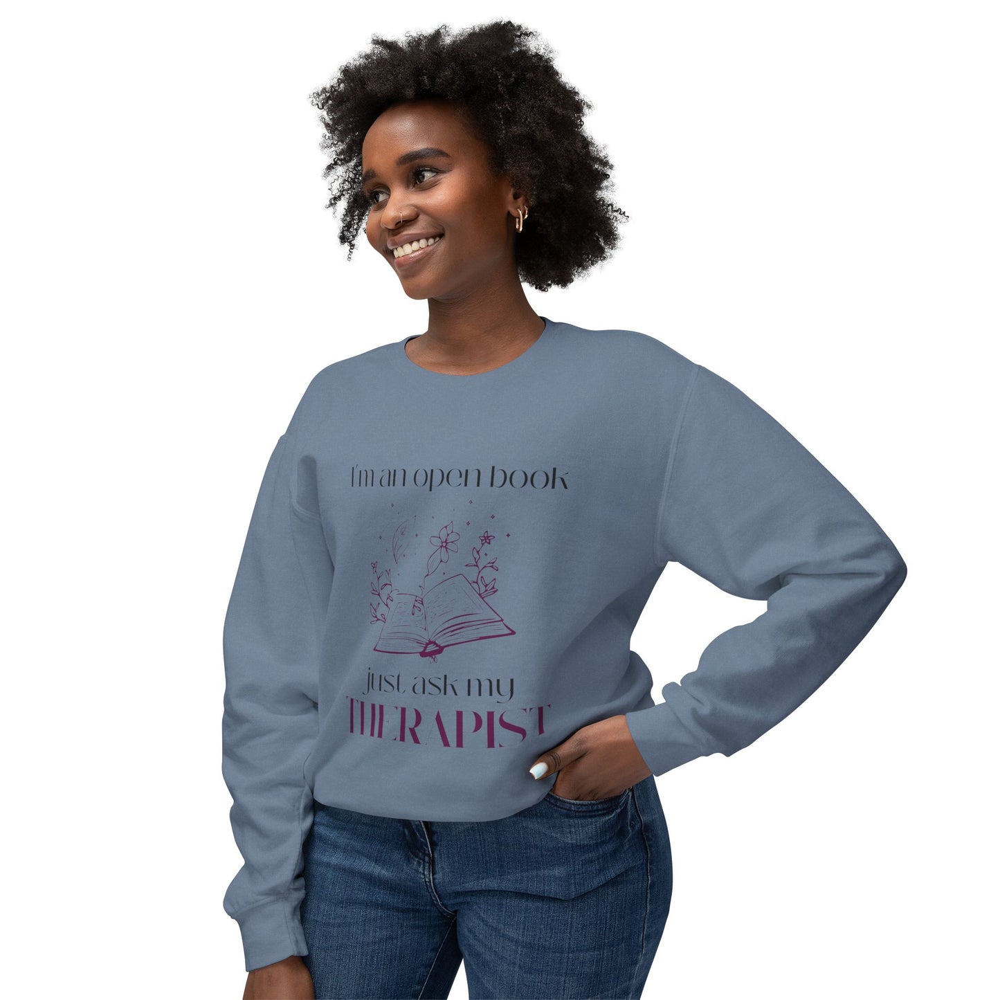 Just Ask My Therapist Unisex Crewneck Sweatshirt