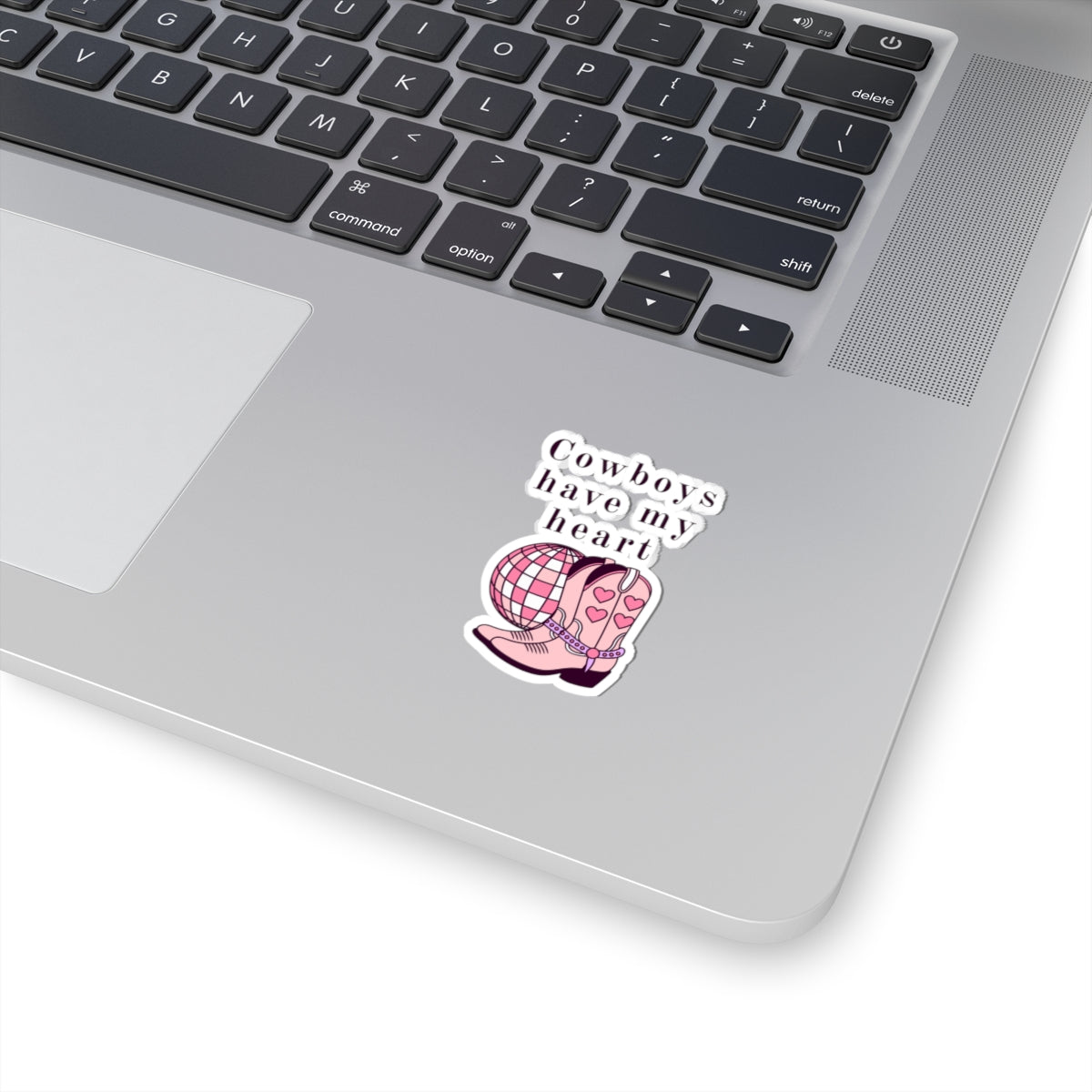 Cowboys Have My Heart Kiss-Cut Sticker