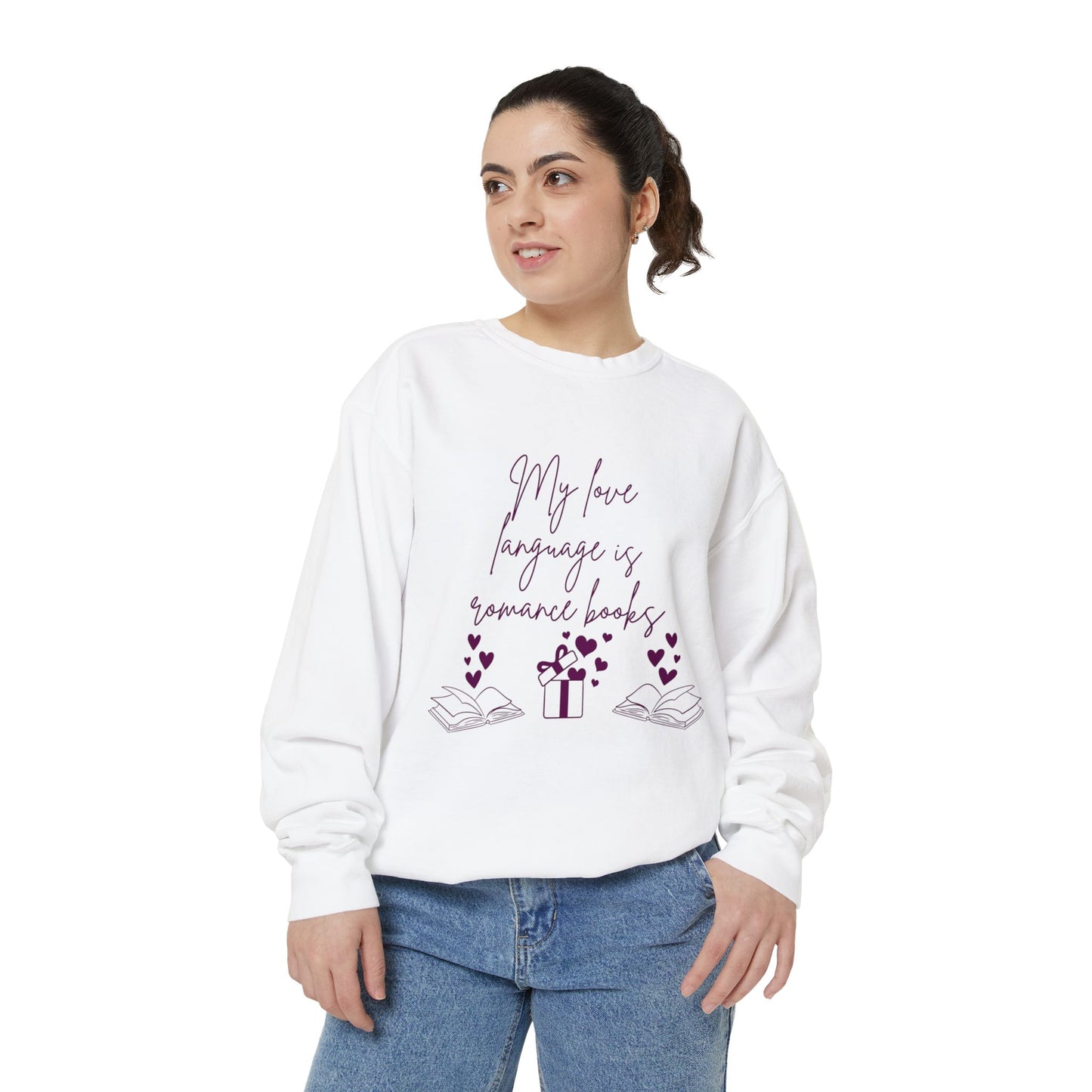 Romance Books Unisex Garment-Dyed Sweatshirt