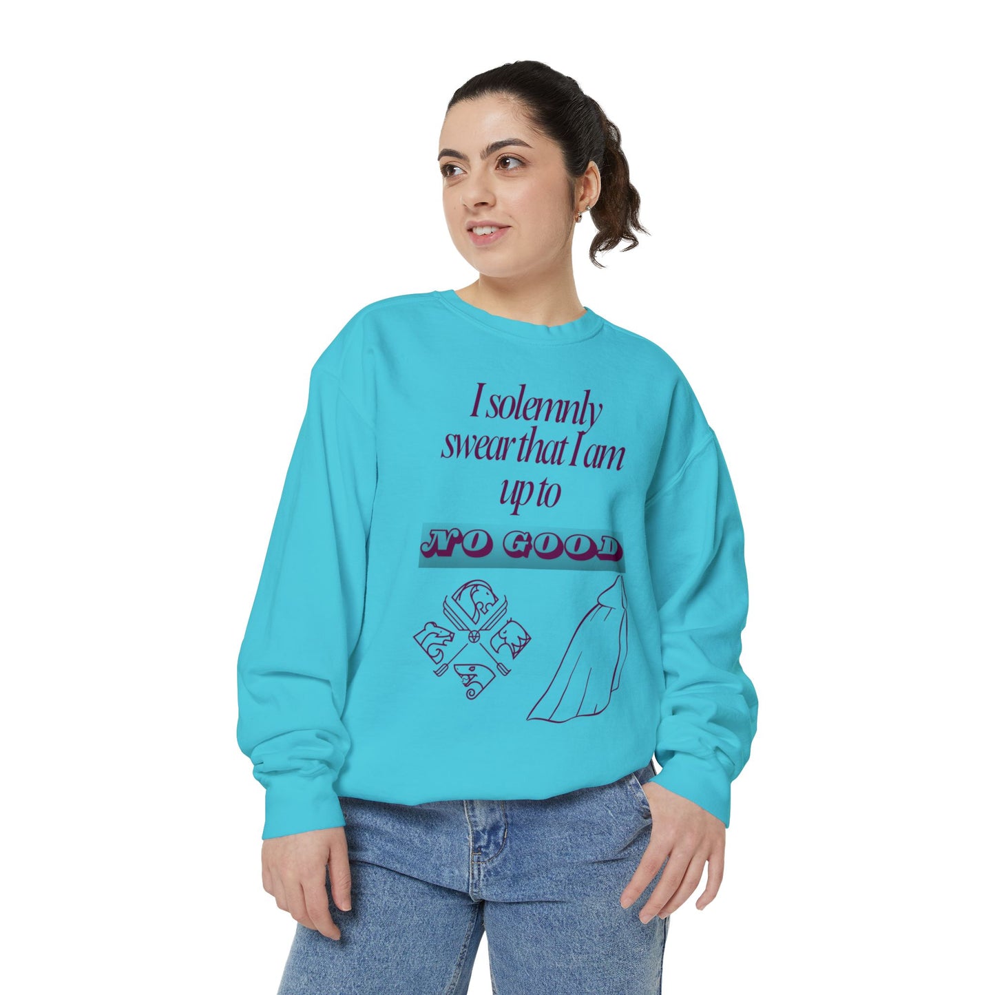 I Solemnly Swear Unisex Garment-Dyed Sweatshirt