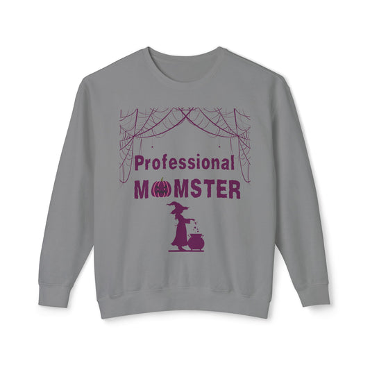 Professional Momster Unisex Lightweight Crewneck Sweatshirt