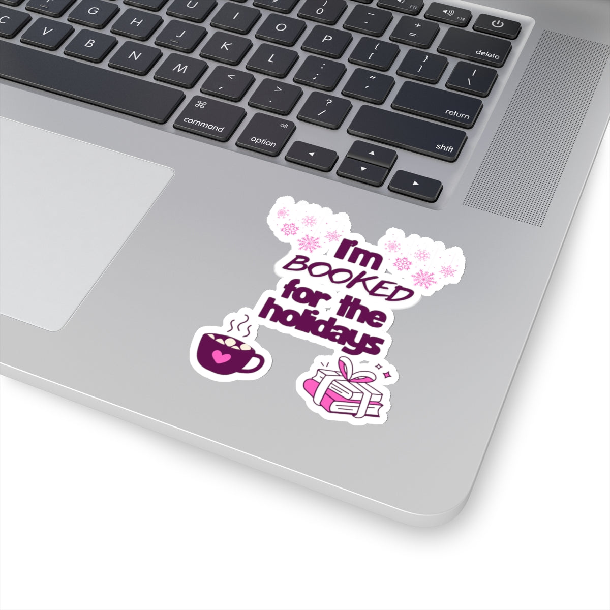 Booked For The Holidays Kiss-Cut Stickers