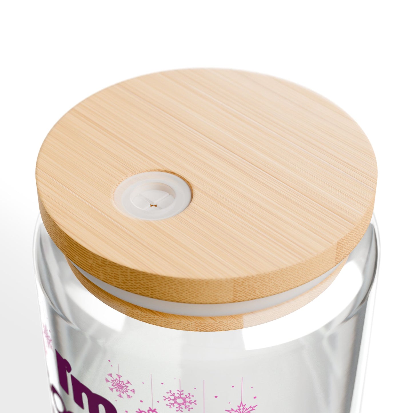 Booked For The Holidays Sipper Glass, 16oz