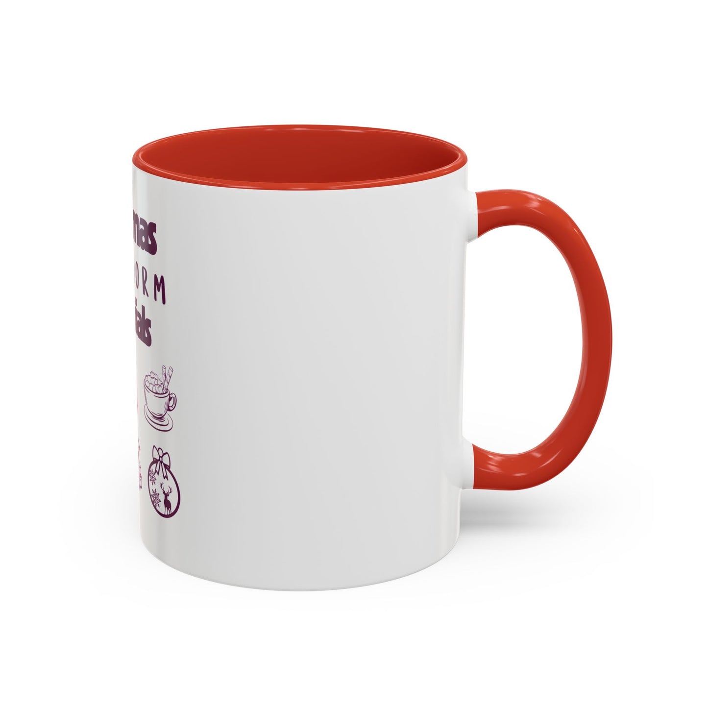 Christmas Bookworm Essentials Accent Coffee Mug (11, 15oz)