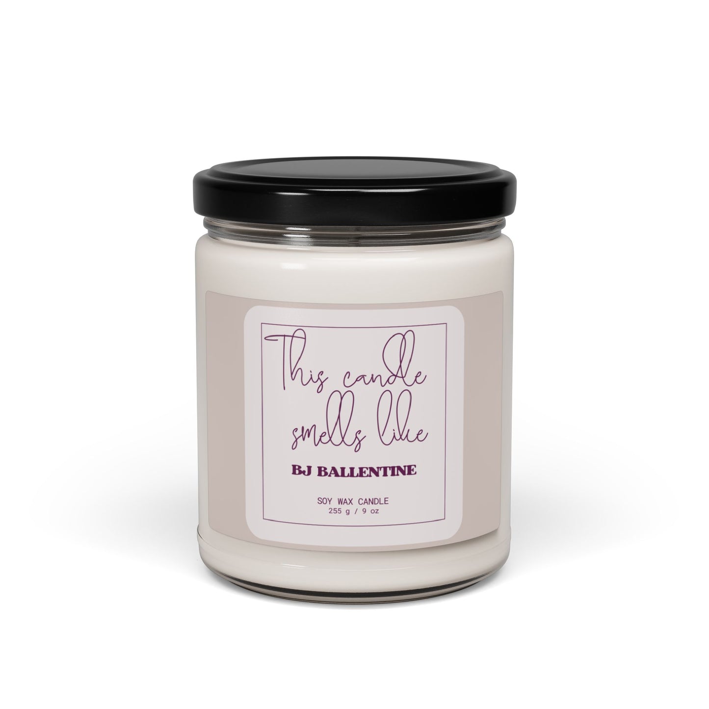 BJ Ballentine Scented Soy Candle, 9oz