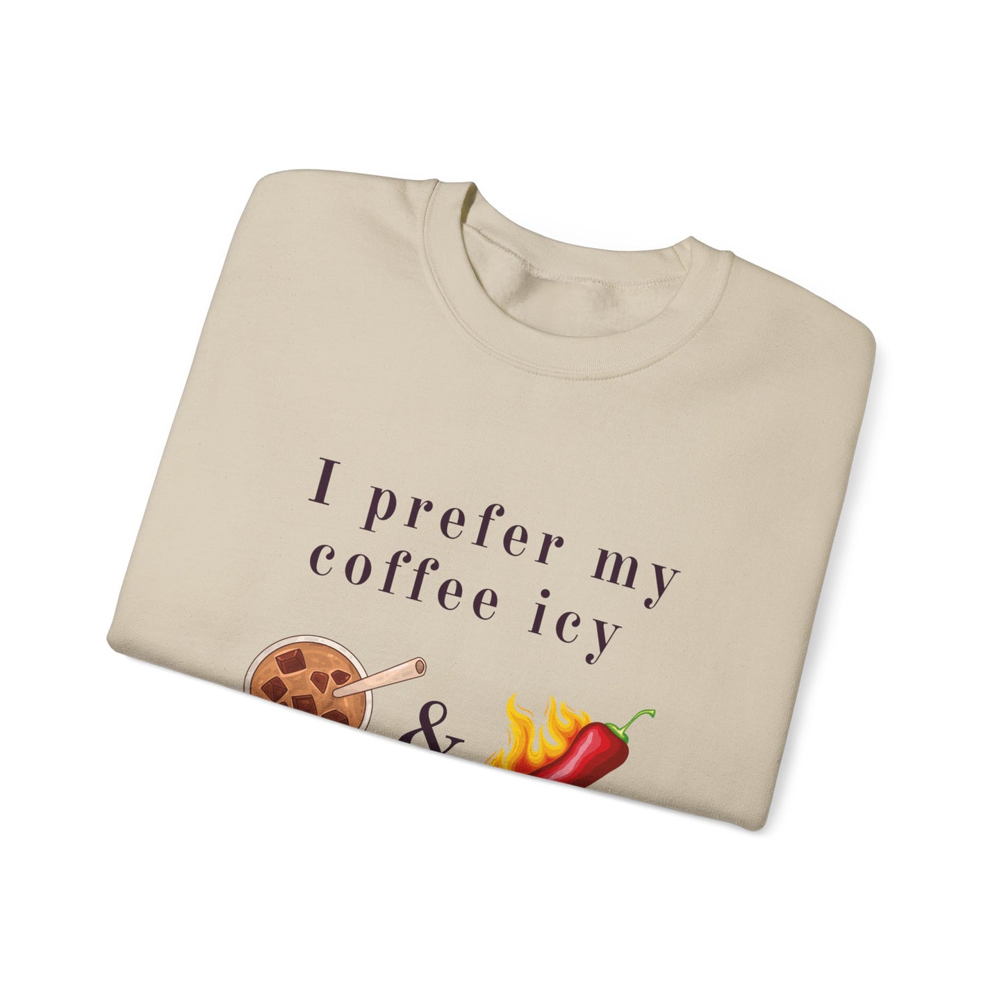 Coffee Icy Crewneck Sweatshirt