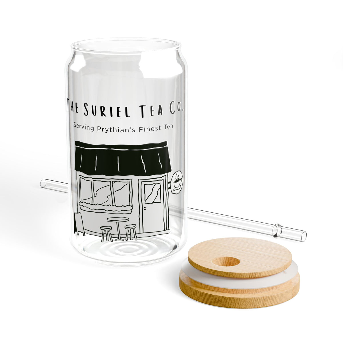 The Suriel Tea Co. Sipper Glass