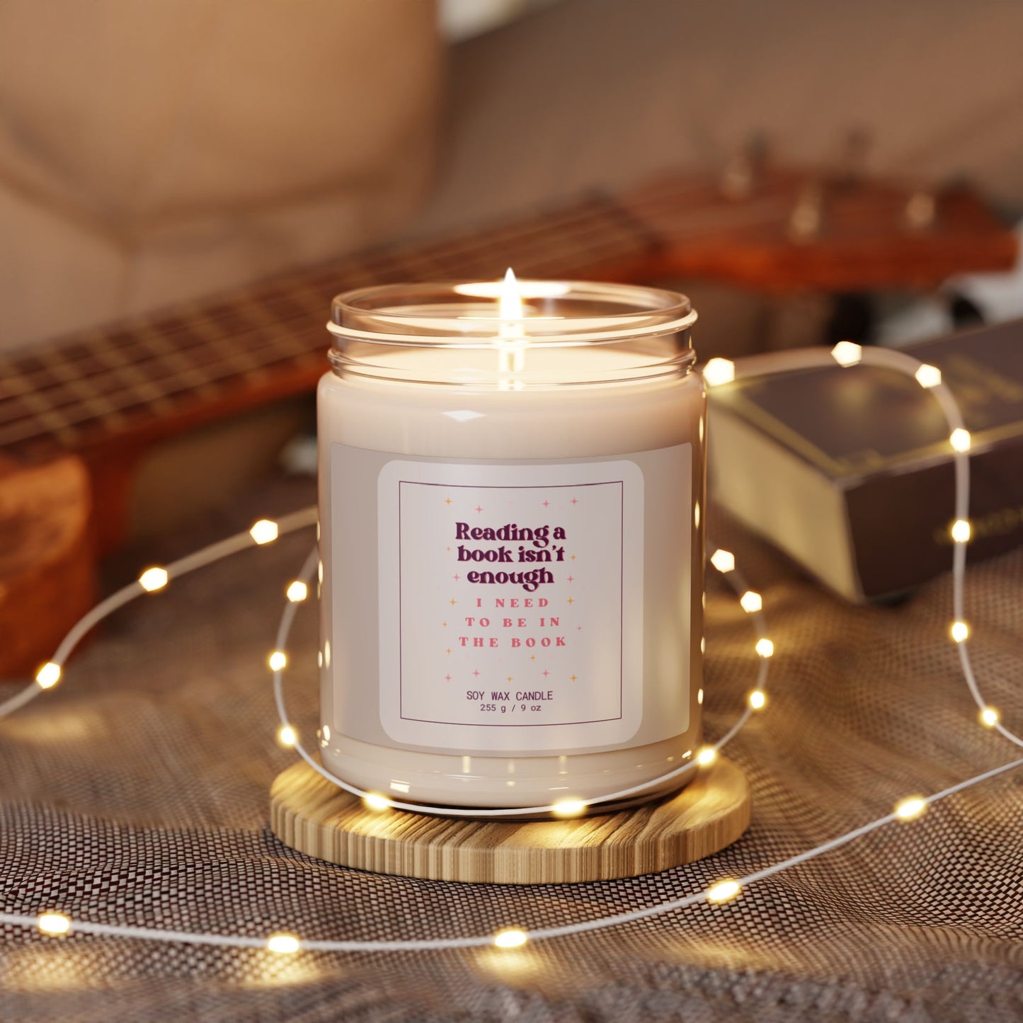 Reading Books Isn't Enough Scented Soy Candle, 9oz