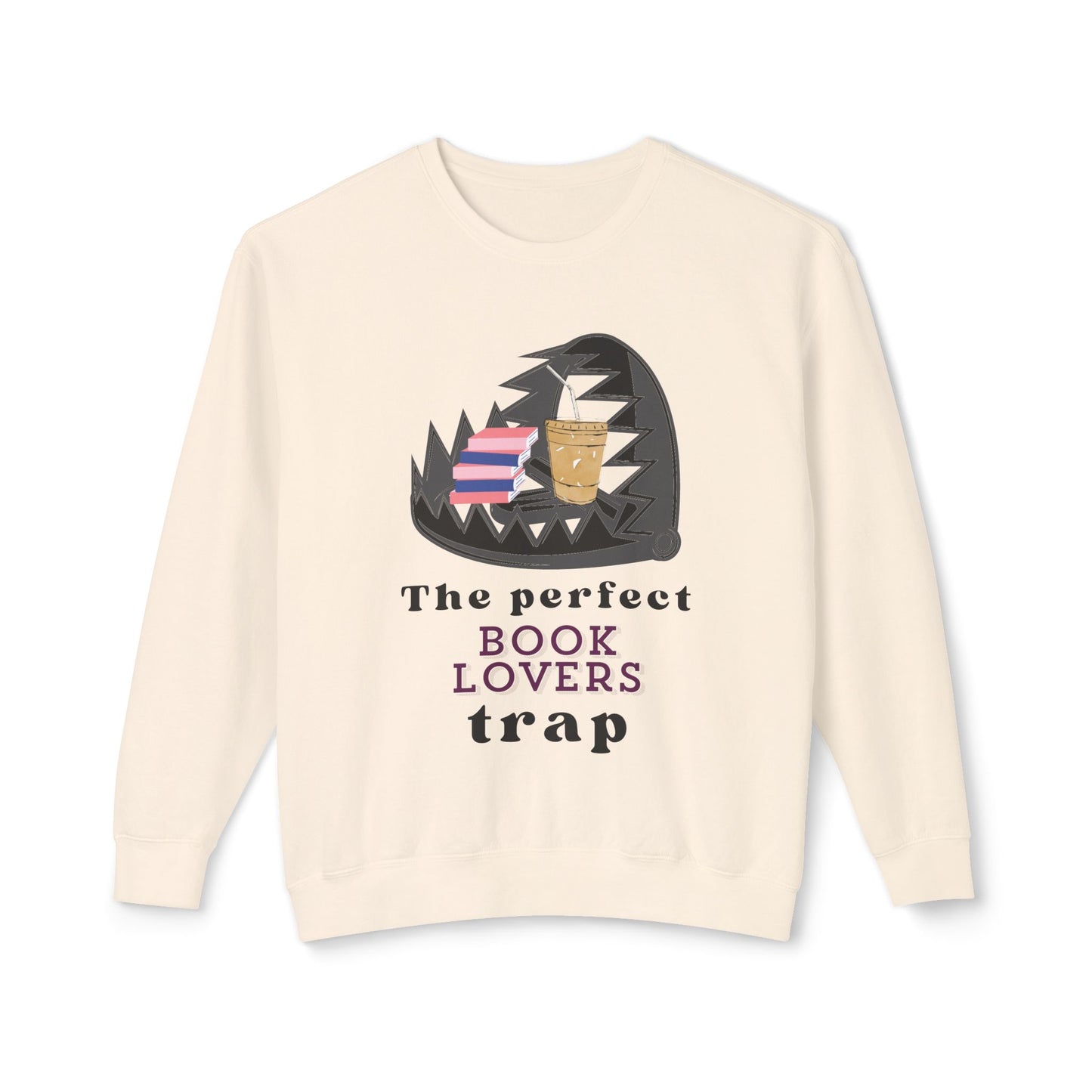 Book Lovers TRAP Unisex Lightweight Crewneck Sweatshirt