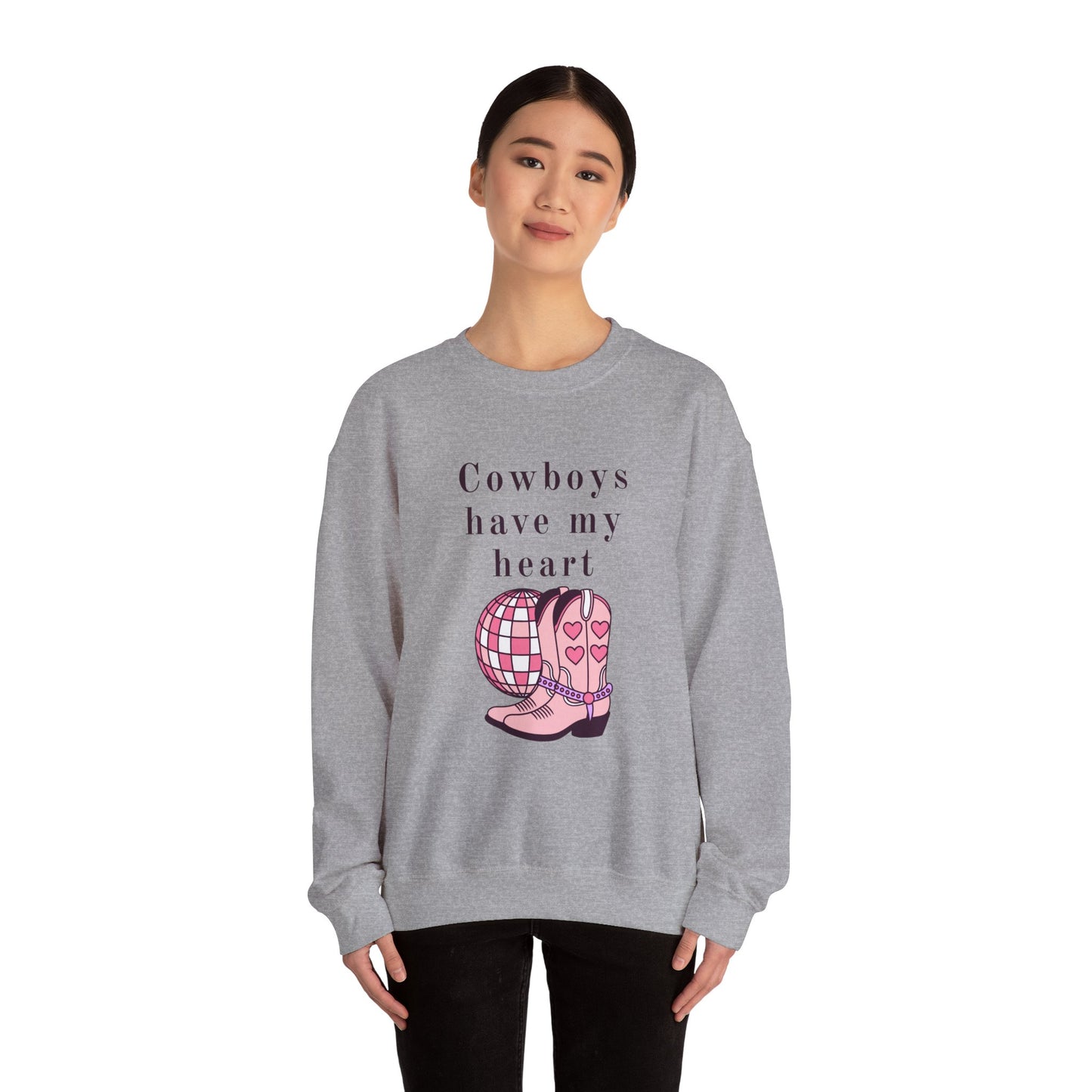 Cowboys Have My Heart Unisex Crewneck Sweatshirt