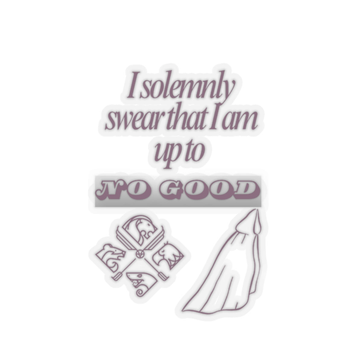 I Solemnly Swear Kiss-Cut Stickers