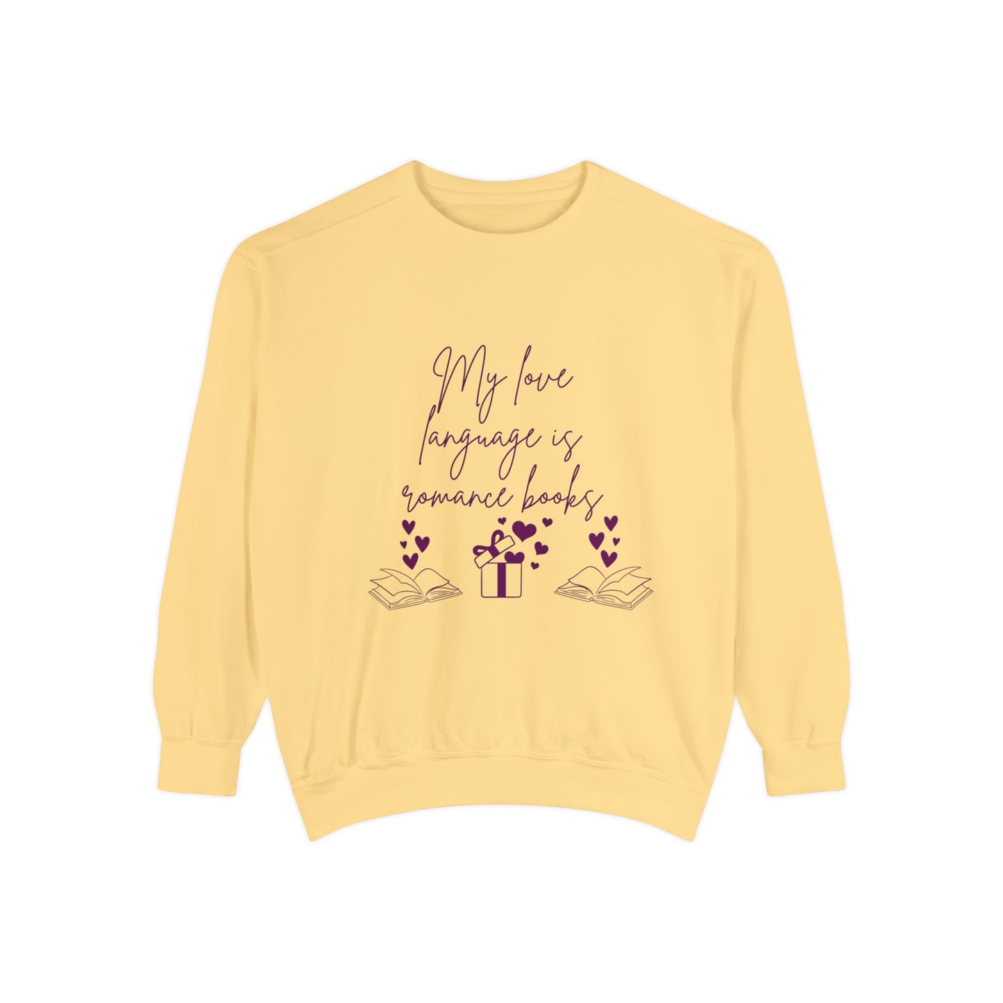 Romance Books Unisex Garment-Dyed Sweatshirt