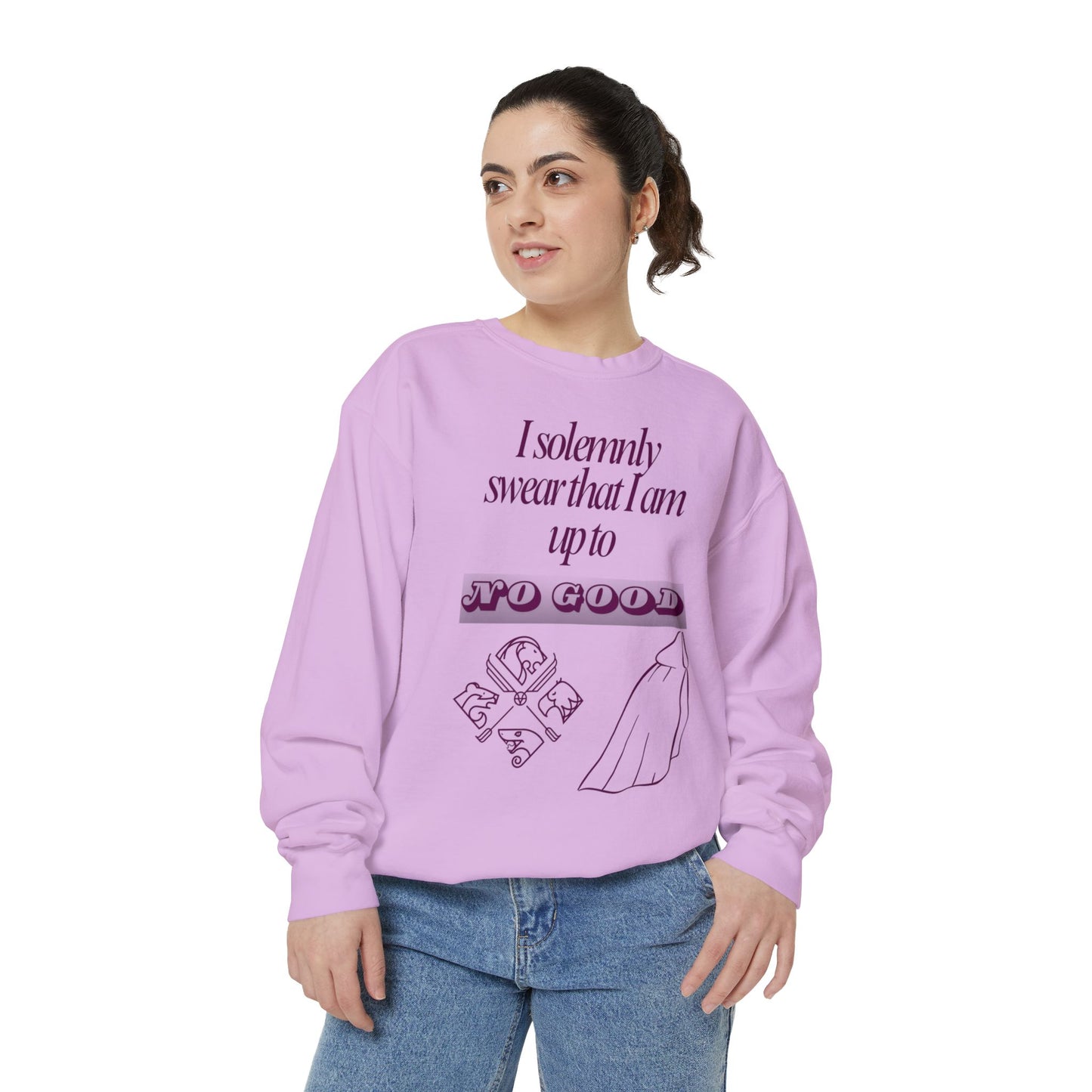 I Solemnly Swear Unisex Garment-Dyed Sweatshirt