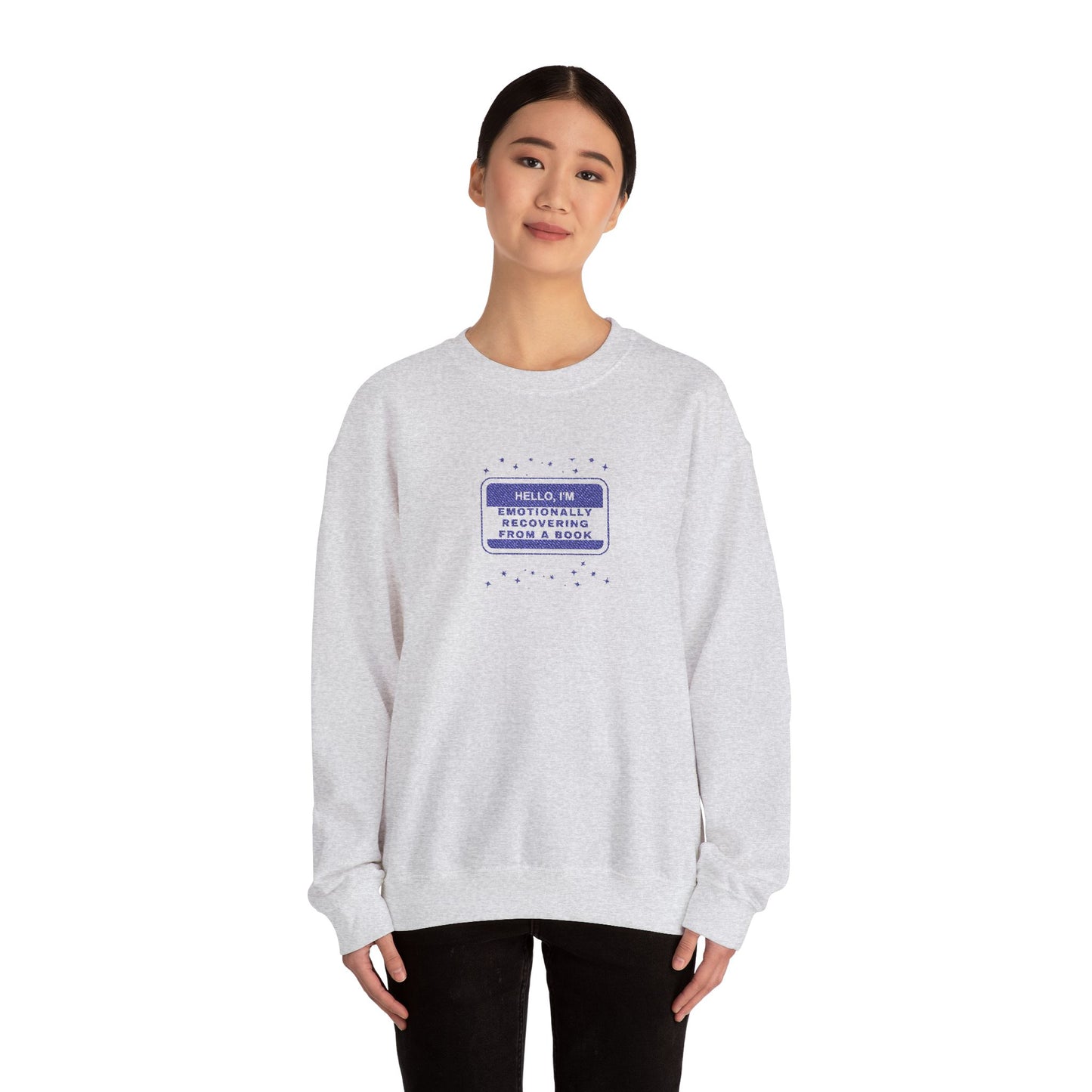 Hello, I'm..  EMBROIDERED Sweatshirt
