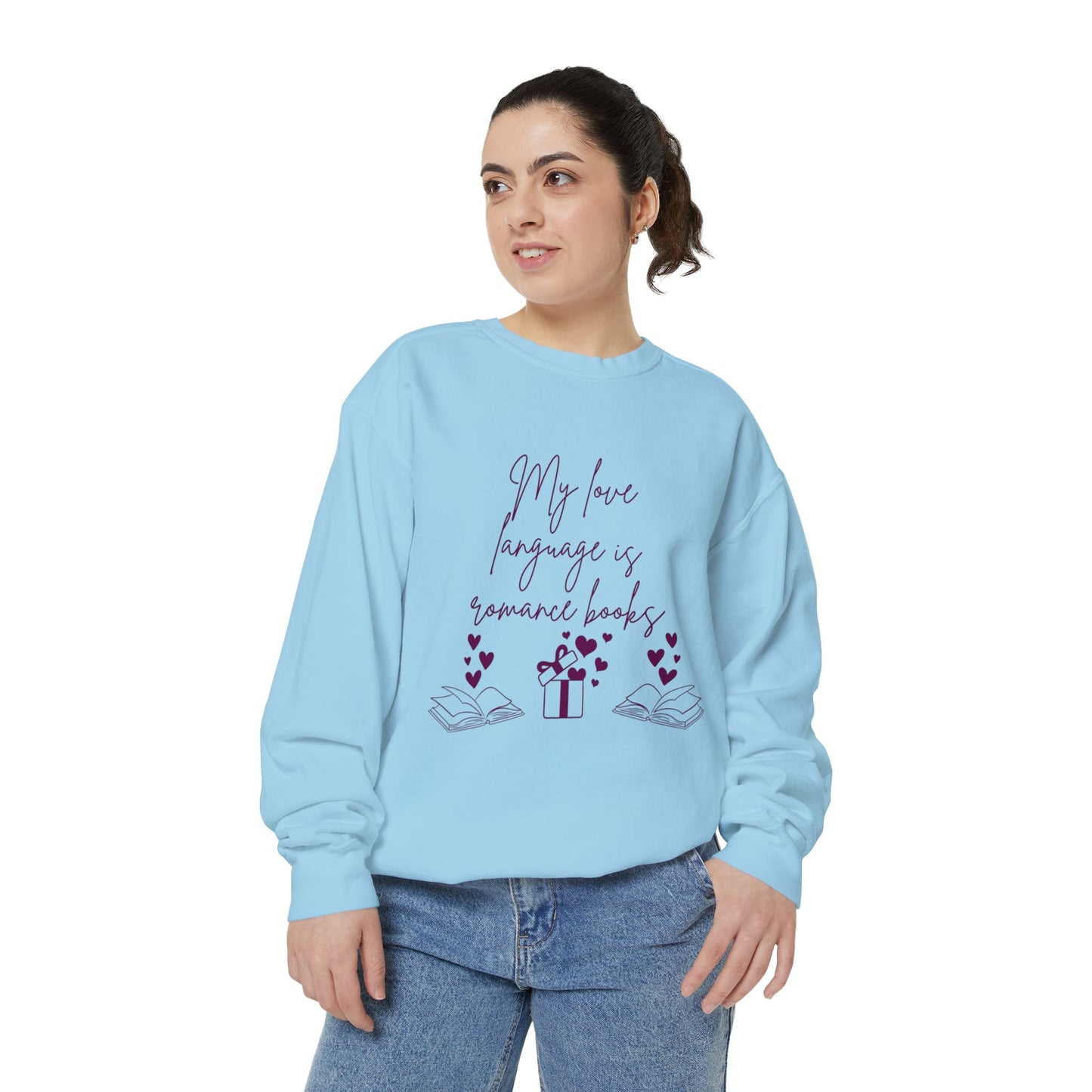 Romance Books Unisex Garment-Dyed Sweatshirt