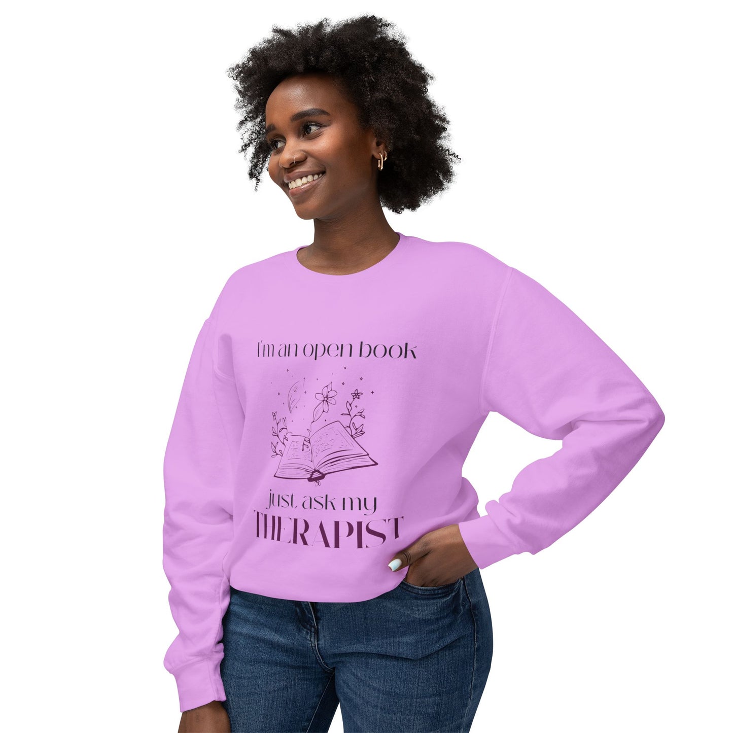 Just Ask My Therapist Unisex Crewneck Sweatshirt