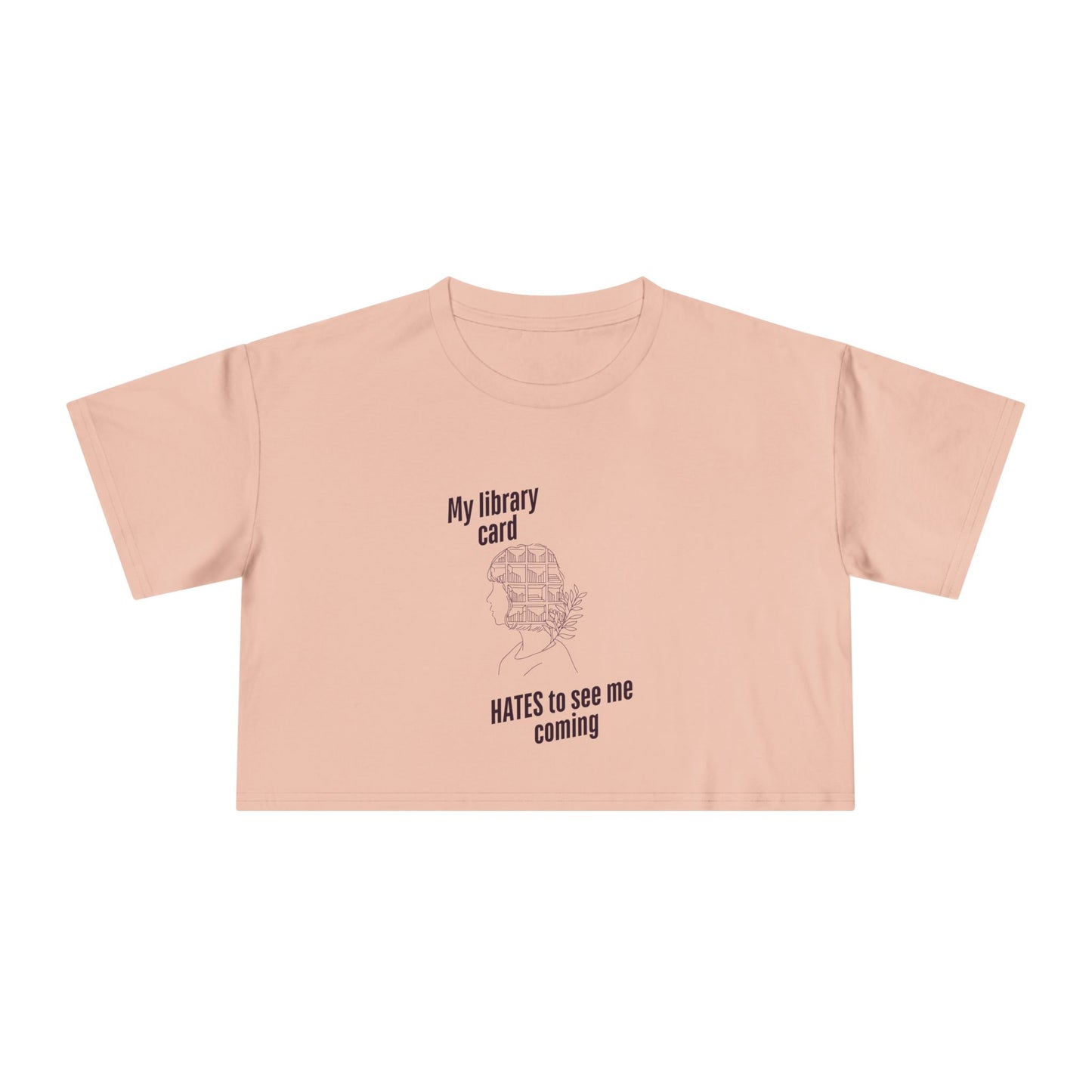 My Library Card Cropped Tee