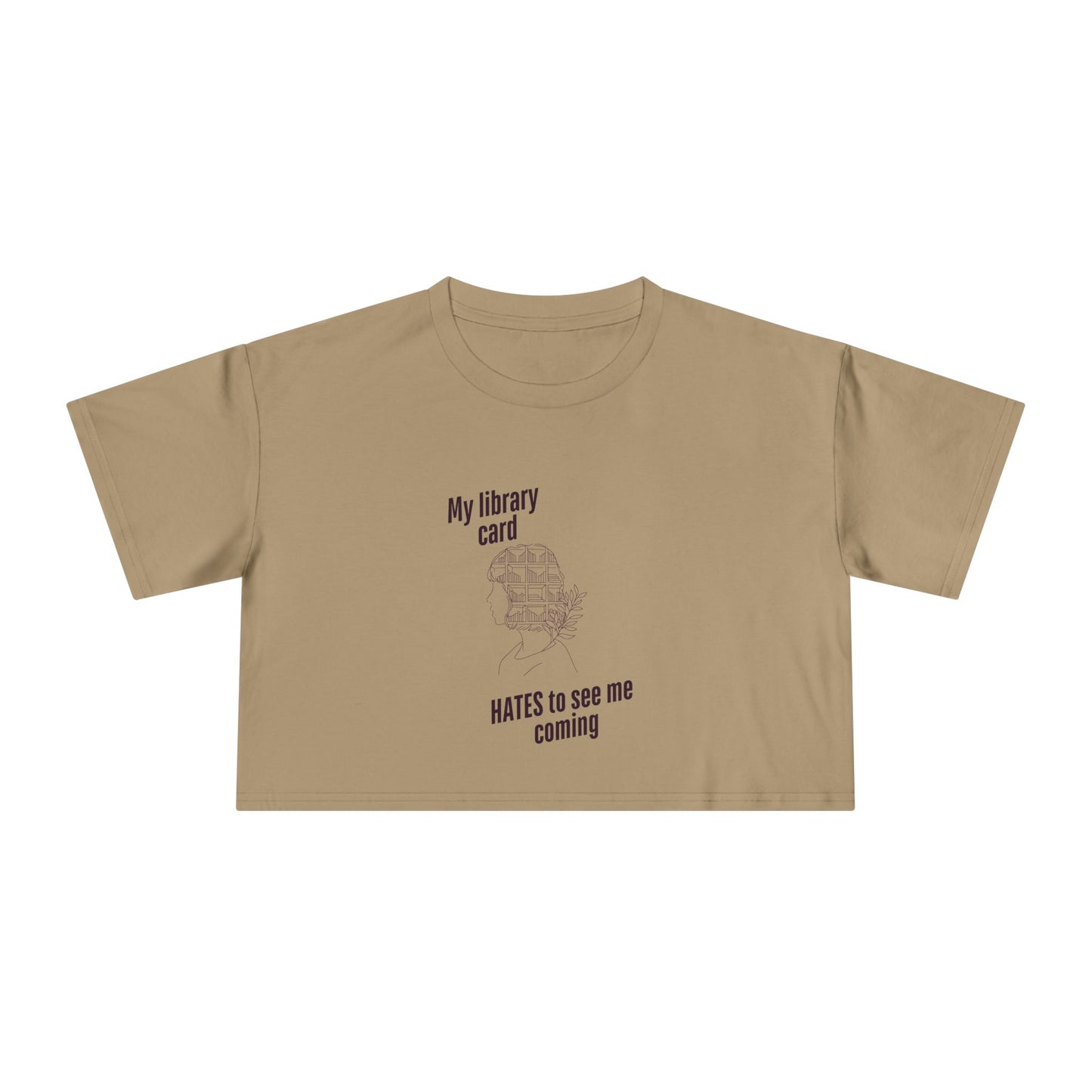 My Library Card Cropped Tee