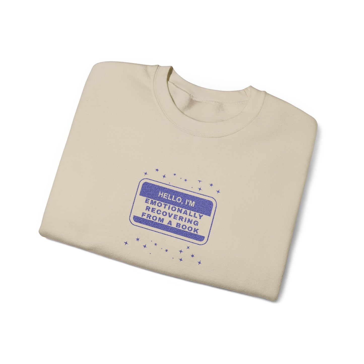 Hello, I'm..  EMBROIDERED Sweatshirt