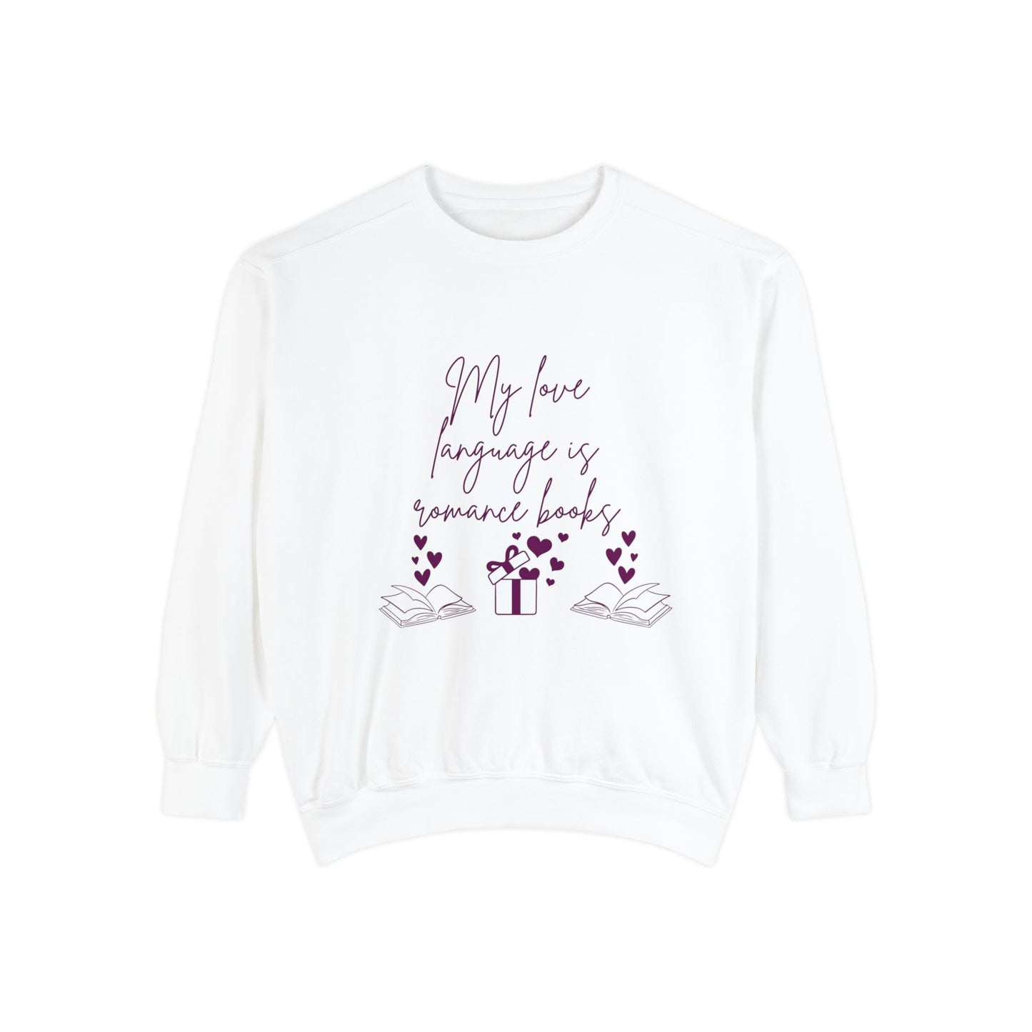 Romance Books Unisex Garment-Dyed Sweatshirt