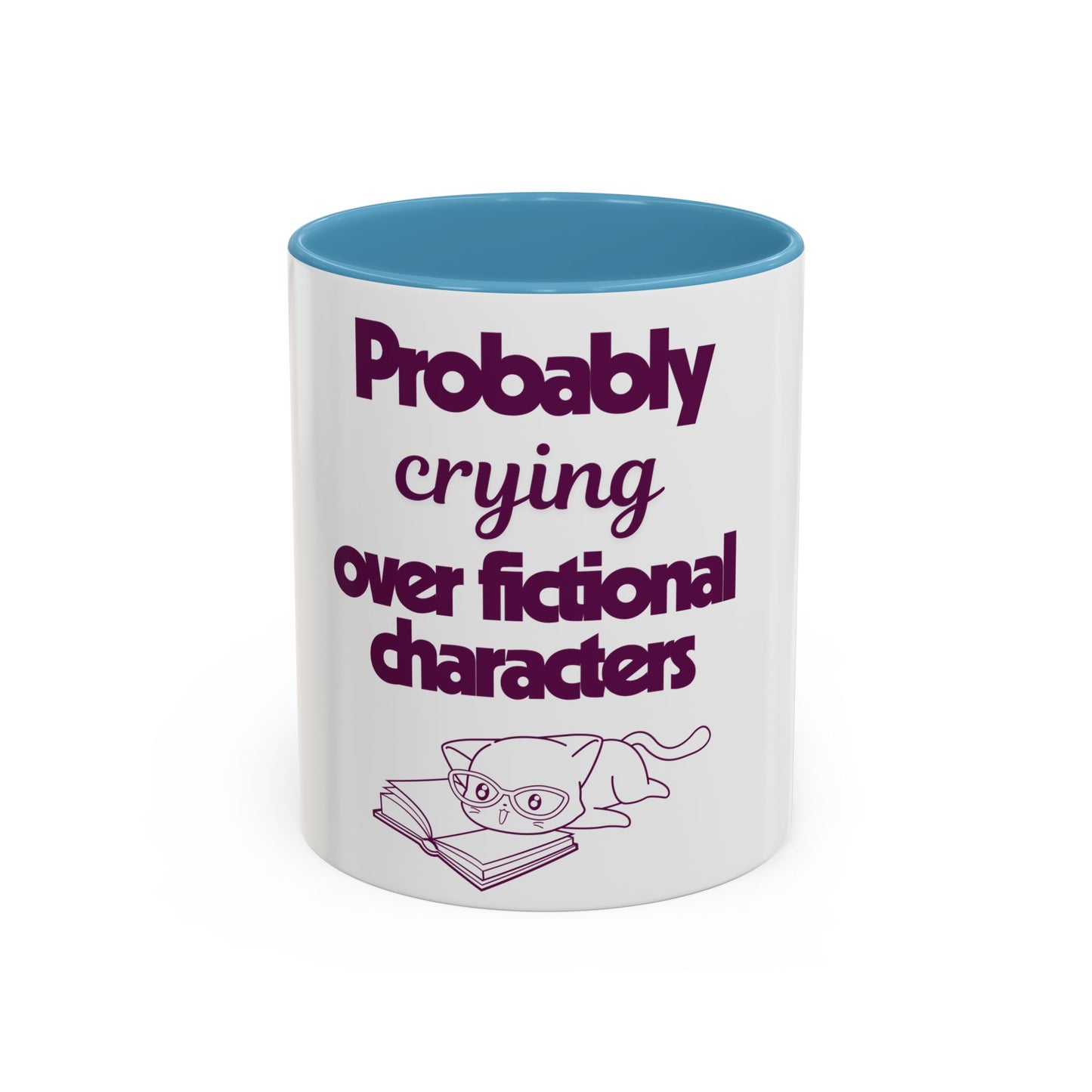 Probably Crying Accent Coffee Mug (11, 15oz)