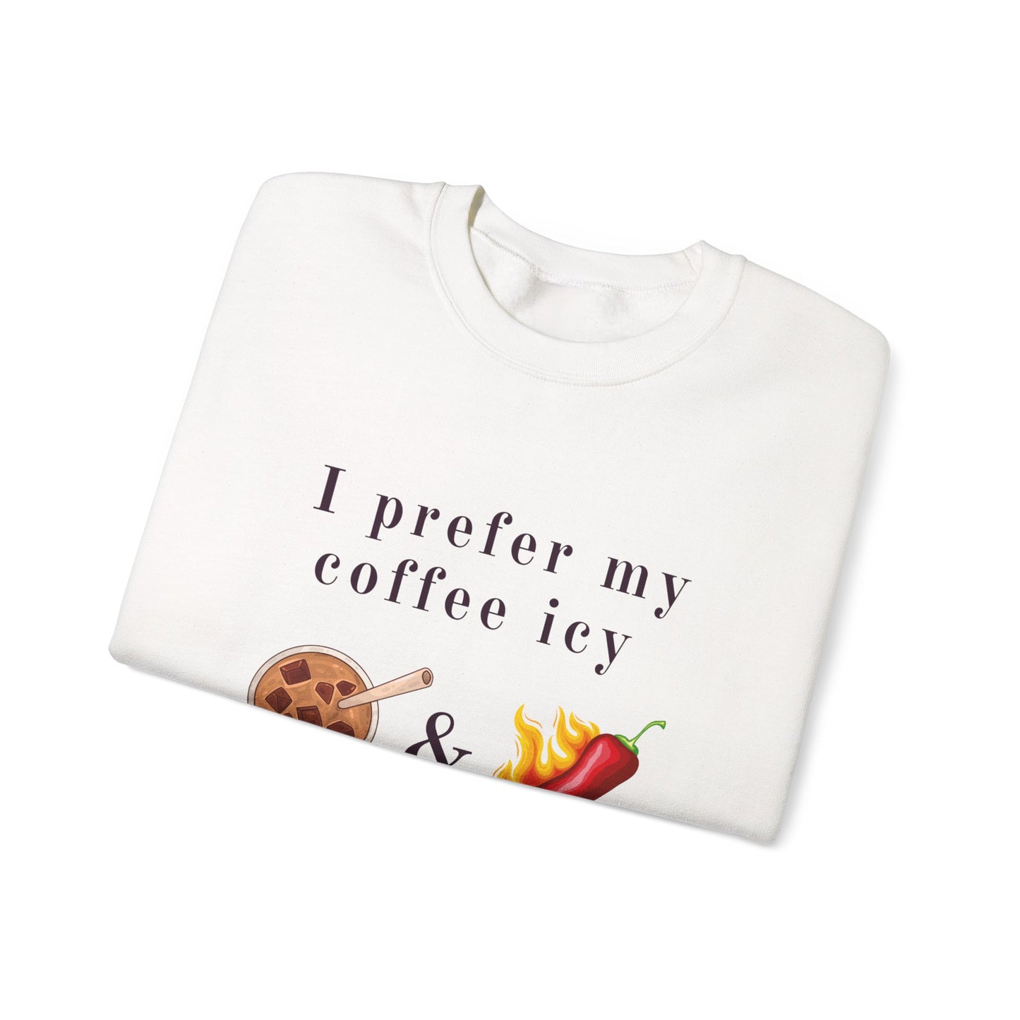 Coffee Icy Crewneck Sweatshirt