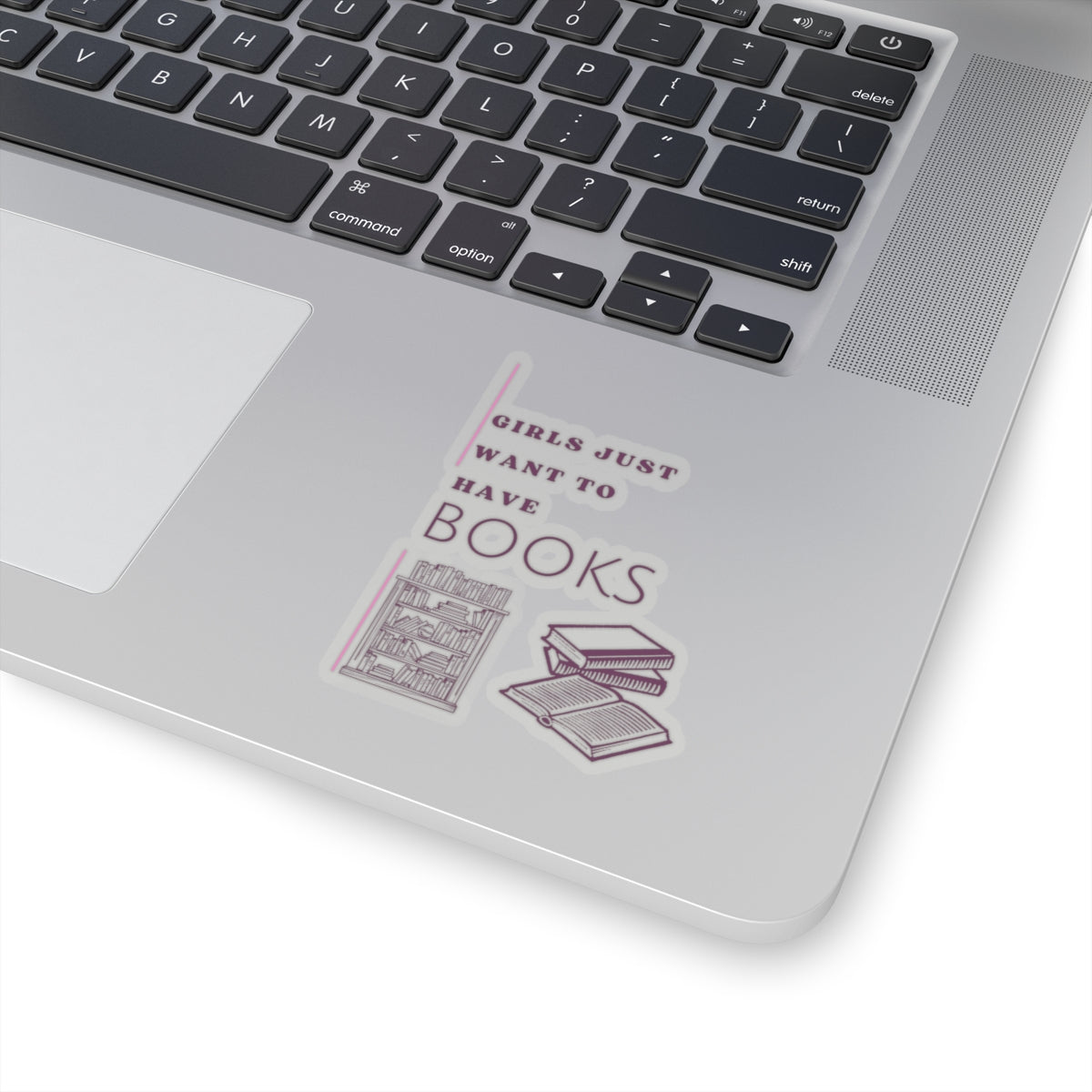 Girls Just Want Books Kiss-Cut Stickers