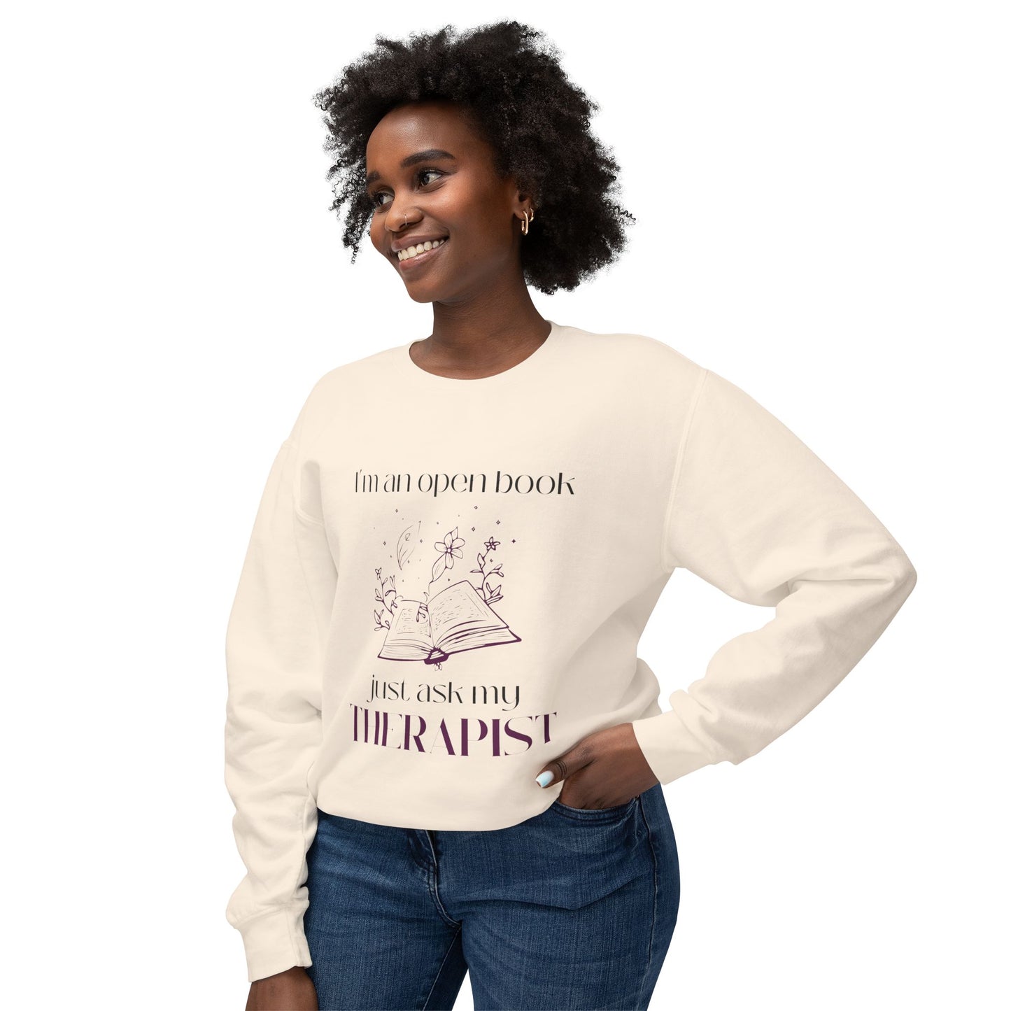 Just Ask My Therapist Unisex Crewneck Sweatshirt